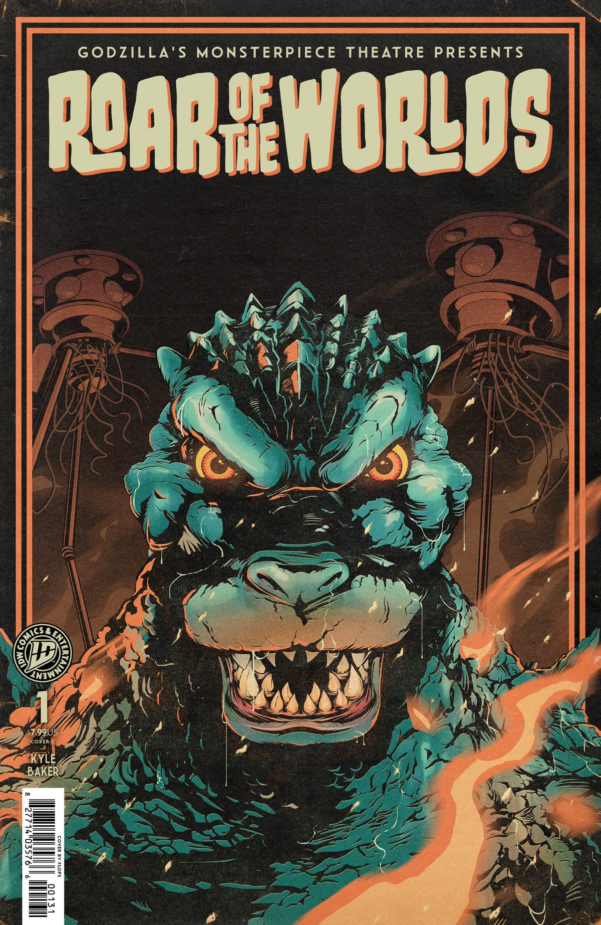 IDW Publishing Comic Books Godzilla's Monsterpiece Theatre Presents: Roar of the Worlds Variant C (Flops!) (Release Date: 08/12/2026) 82771403576600131 PRH-82771403576600131