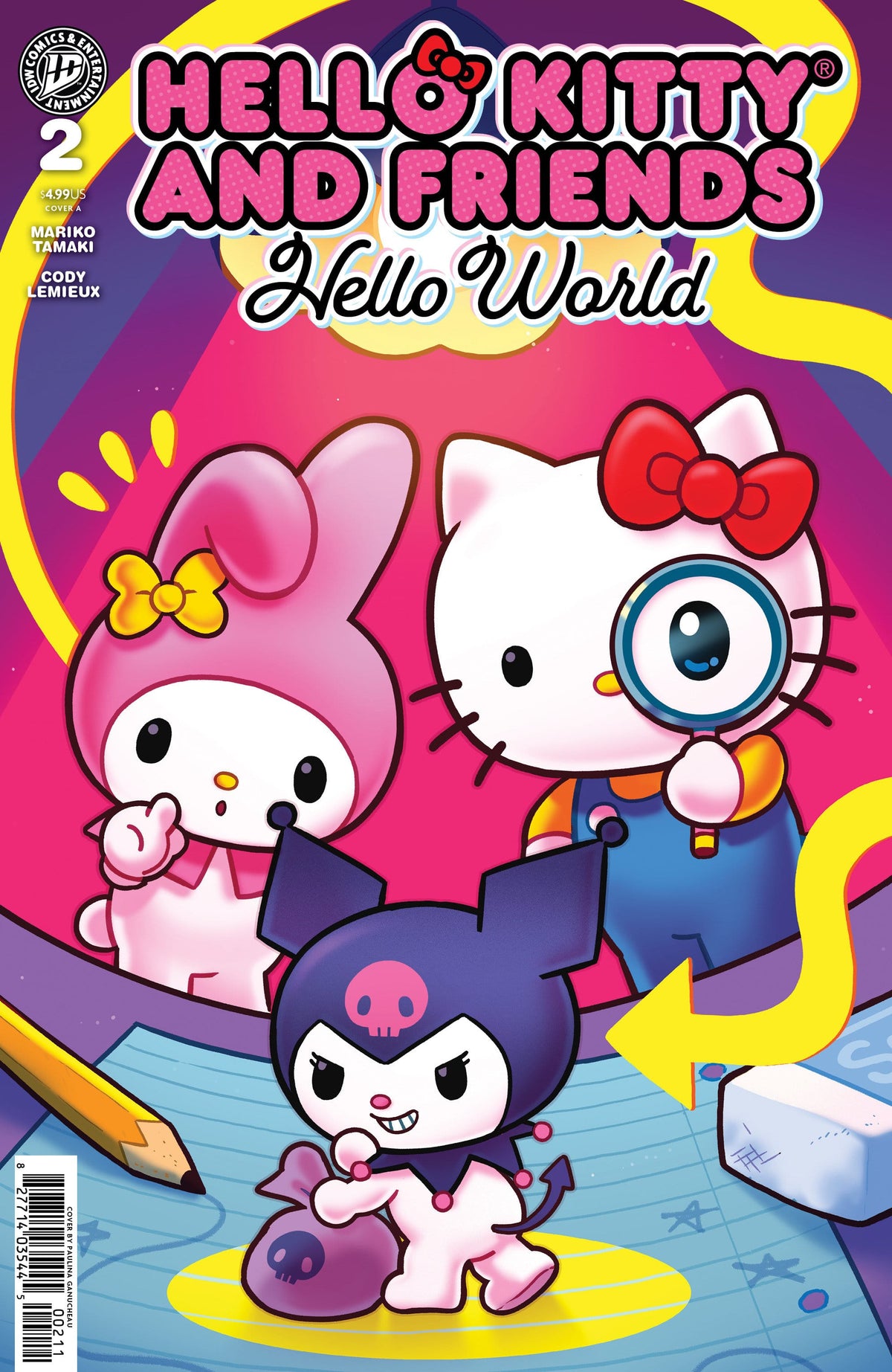 IDW Publishing Comic Books Hello Kitty and Friends: Hello World! #2 Cover A (Ganucheau) (Release Date: 09/30/2026) 82771403544500211 PRH-82771403544500211