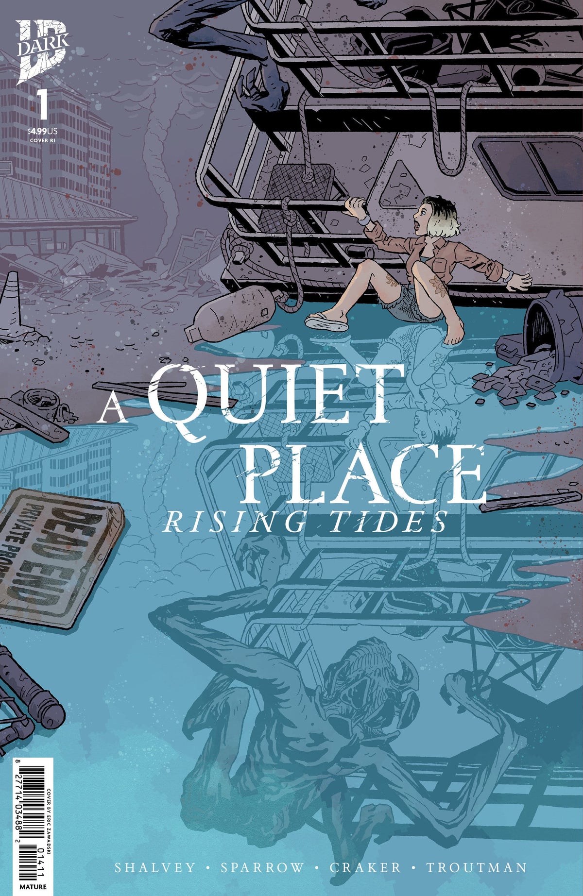 IDW Publishing Comic Books > Incentives A Quiet Place: Rising Tides #1 1:10 INCV Variant RI (Zawadzki) (Release Date: 11/18/2026) 82771403609100141 PRH-82771403609100141