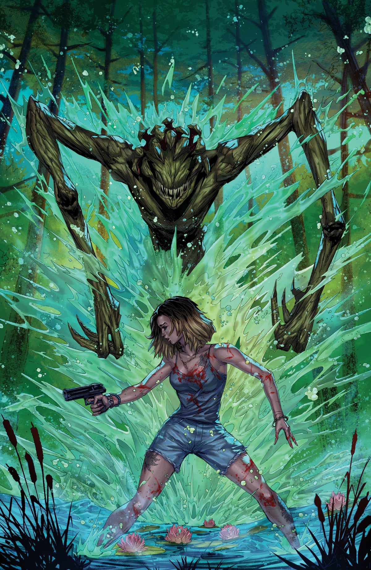 IDW Publishing Comic Books > Incentives A Quiet Place: Rising Tides #1 1:25 INCV Variant RI (Kirkham Full Art) (Release Date: 11/18/2026) 82771403609100151 PRH-82771403609100151