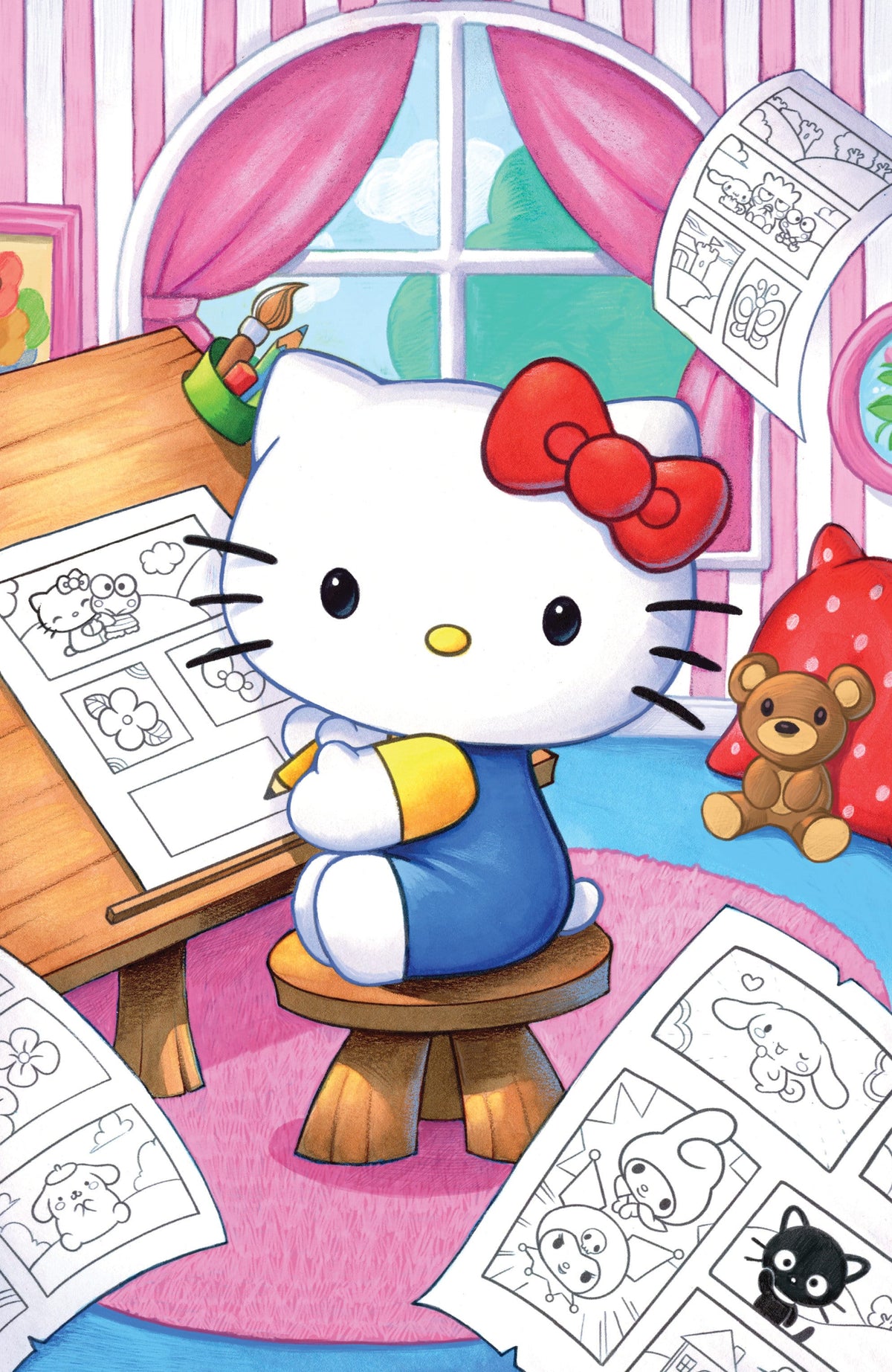 IDW Publishing Comic Books > Incentives Hello Kitty and Friends: Hello World! #1 1:50 INCV Varian RI (Zullo Uminga Full Art) 82771403544500161 PRH-82771403544500161