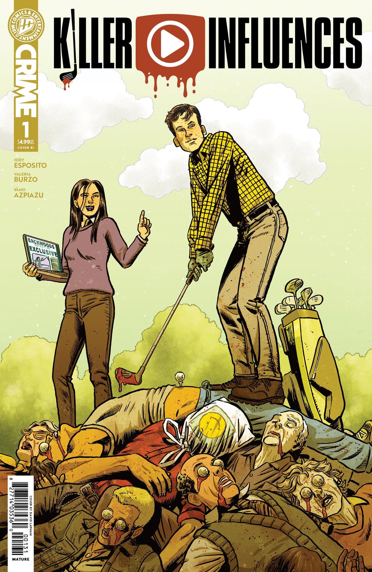 IDW Publishing Comic Books > Incentives Killer Influences #1 1:15 INCV Variant RI (Lapham) 82771403536000131 PRH-82771403536000131