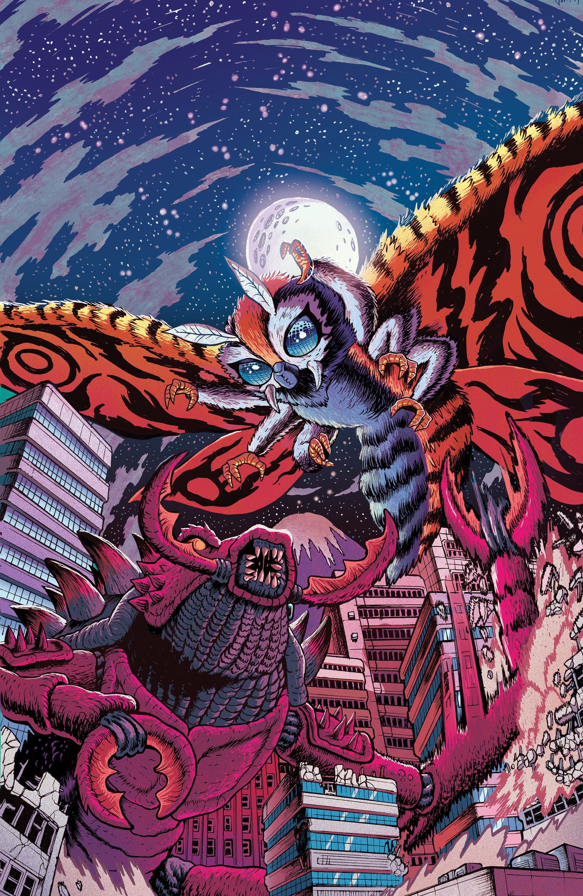 monstera comic Mothra: Queen of the Monsters #5 1:25 INCV Variant RI (Smith Full Art)