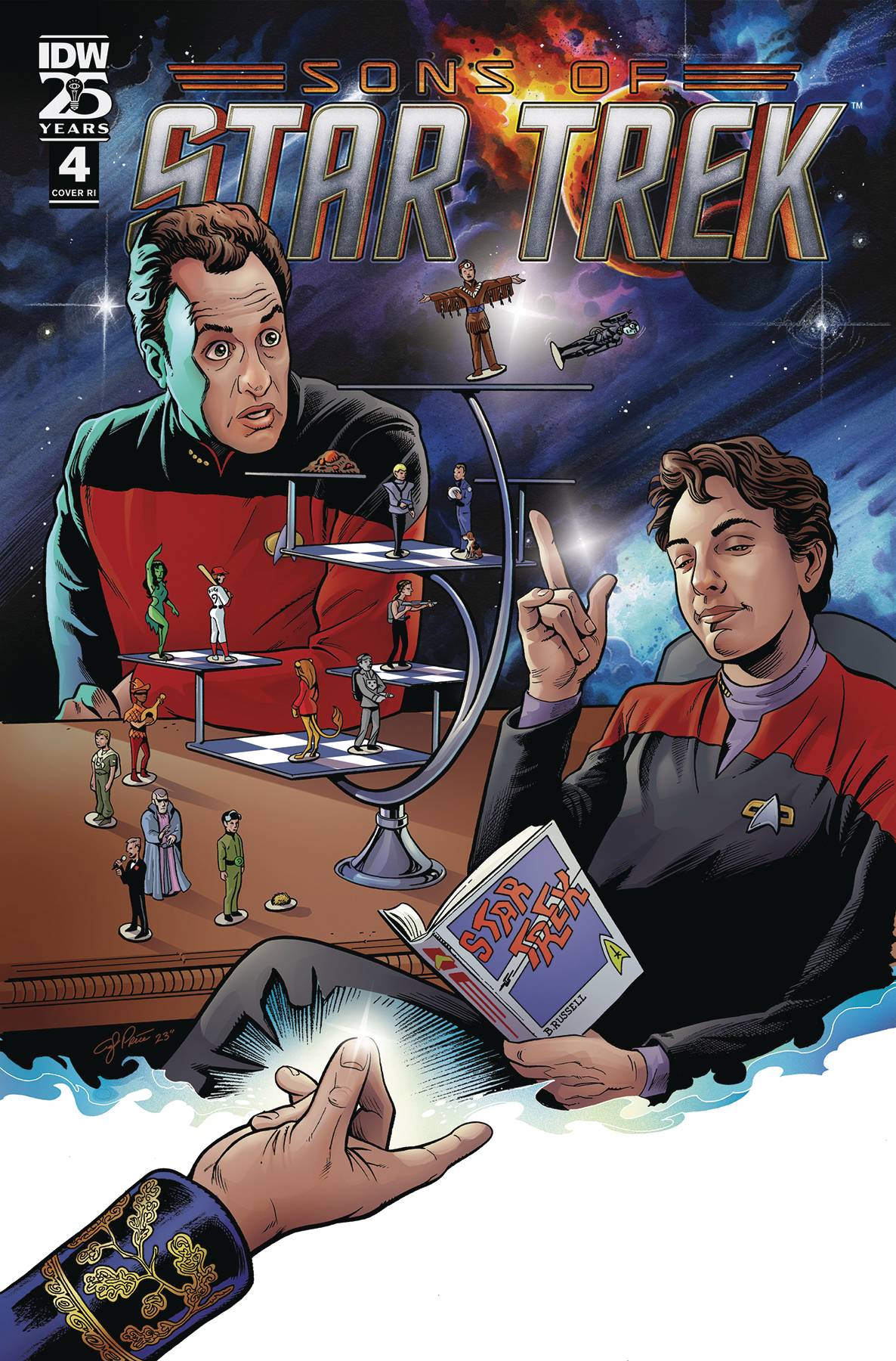 IDW Publishing Comic Books > Incentives STAR TREK SONS OF STAR TREK #4 CVR C 1:10 INCV 82771403265900431