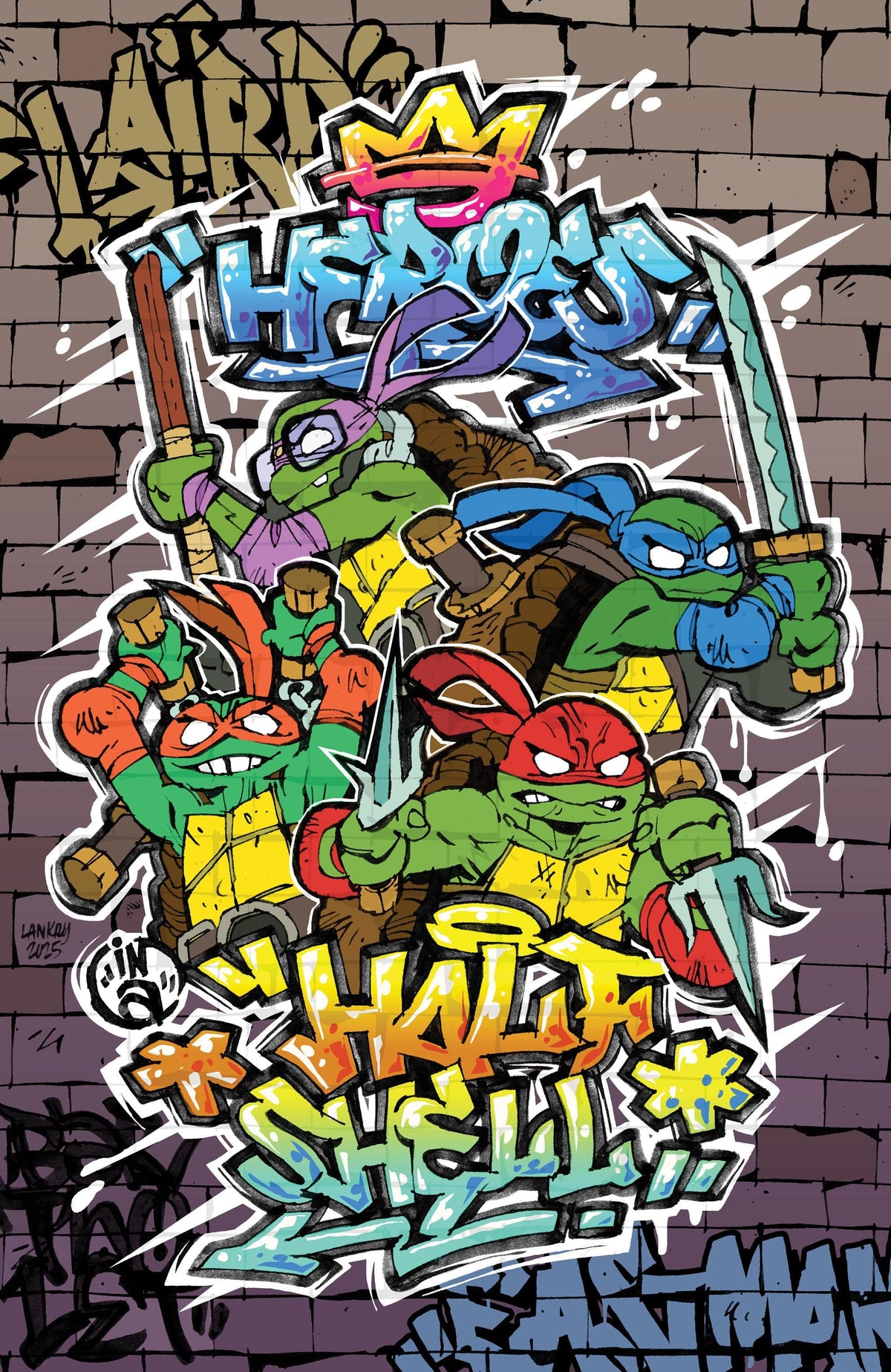 IDW Publishing Comic Books > Incentives Tales of the Teenage Mutant Ninja Turtles #1 1:50 INCV Variant (Lankry Mural Full Art) 82771403464600141 PRH-82771403464600141