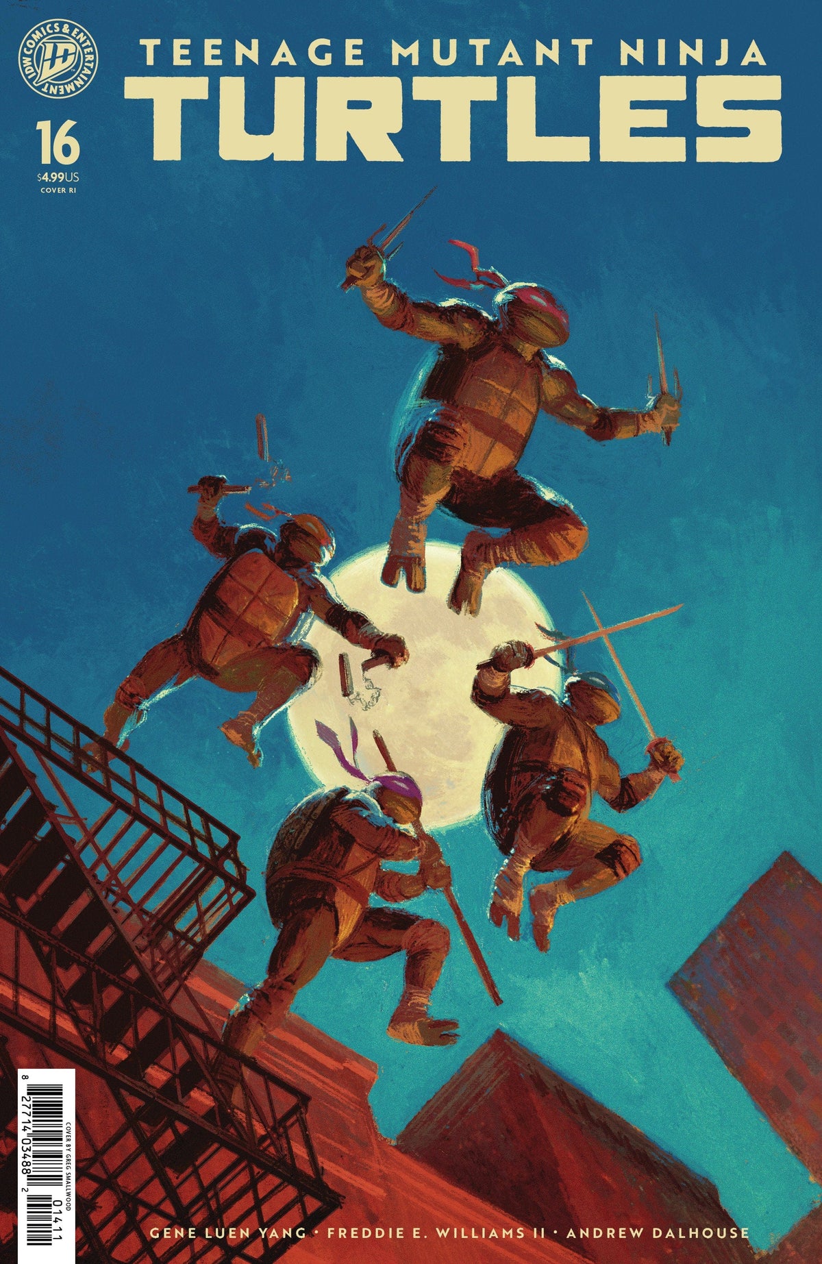 IDW Publishing Comic Books > Incentives Teenage Mutant Ninja Turtles #16 1:75 INCV Variant RI (Smallwood) 82771403315101671 PRH-82771403315101671
