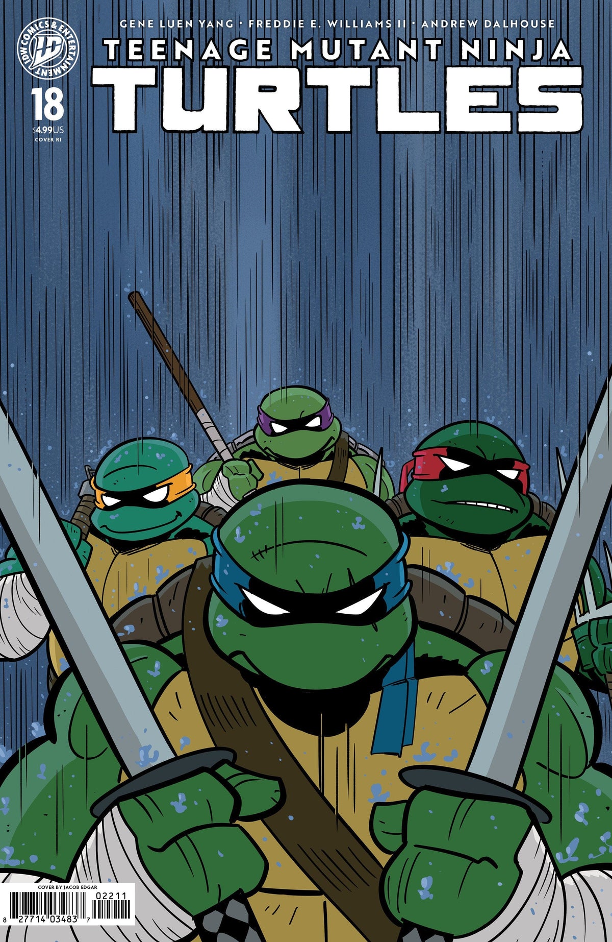 IDW Publishing Comic Books > Incentives Teenage Mutant Ninja Turtles #18 1:25 INCV Variant RI (Edgar) 82771403315101861 PRH-82771403315101861