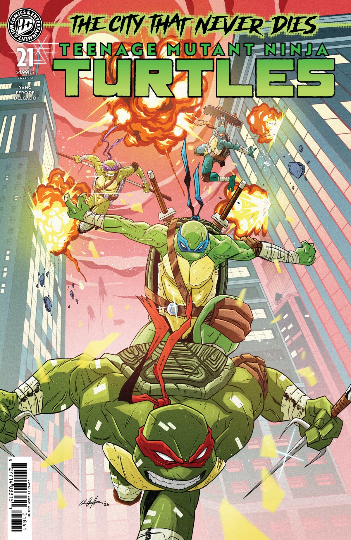 IDW Publishing Comic Books > Incentives Teenage Mutant Ninja Turtles #21 1:25 INCV Variant RI (Griffin) (Release Date: 08/19/2026) 82771403315102161 PRH-82771403315102161