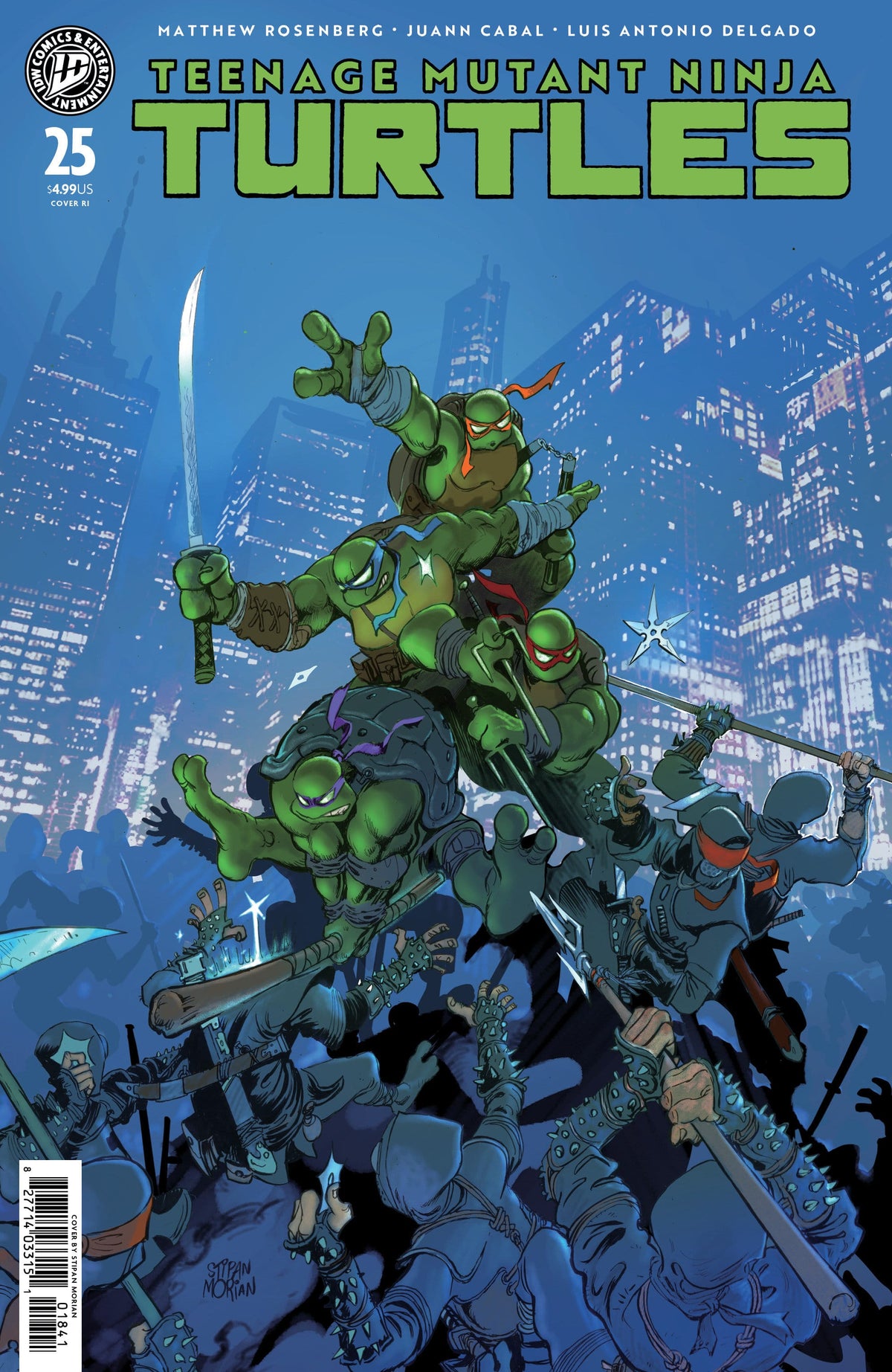 IDW Publishing Comic Books > Incentives Teenage Mutant Ninja Turtles #25 1:25 INCV Variant RI (Morian) (Release Date: 01/13/2027) 82771403315102571 PRH-82771403315102571