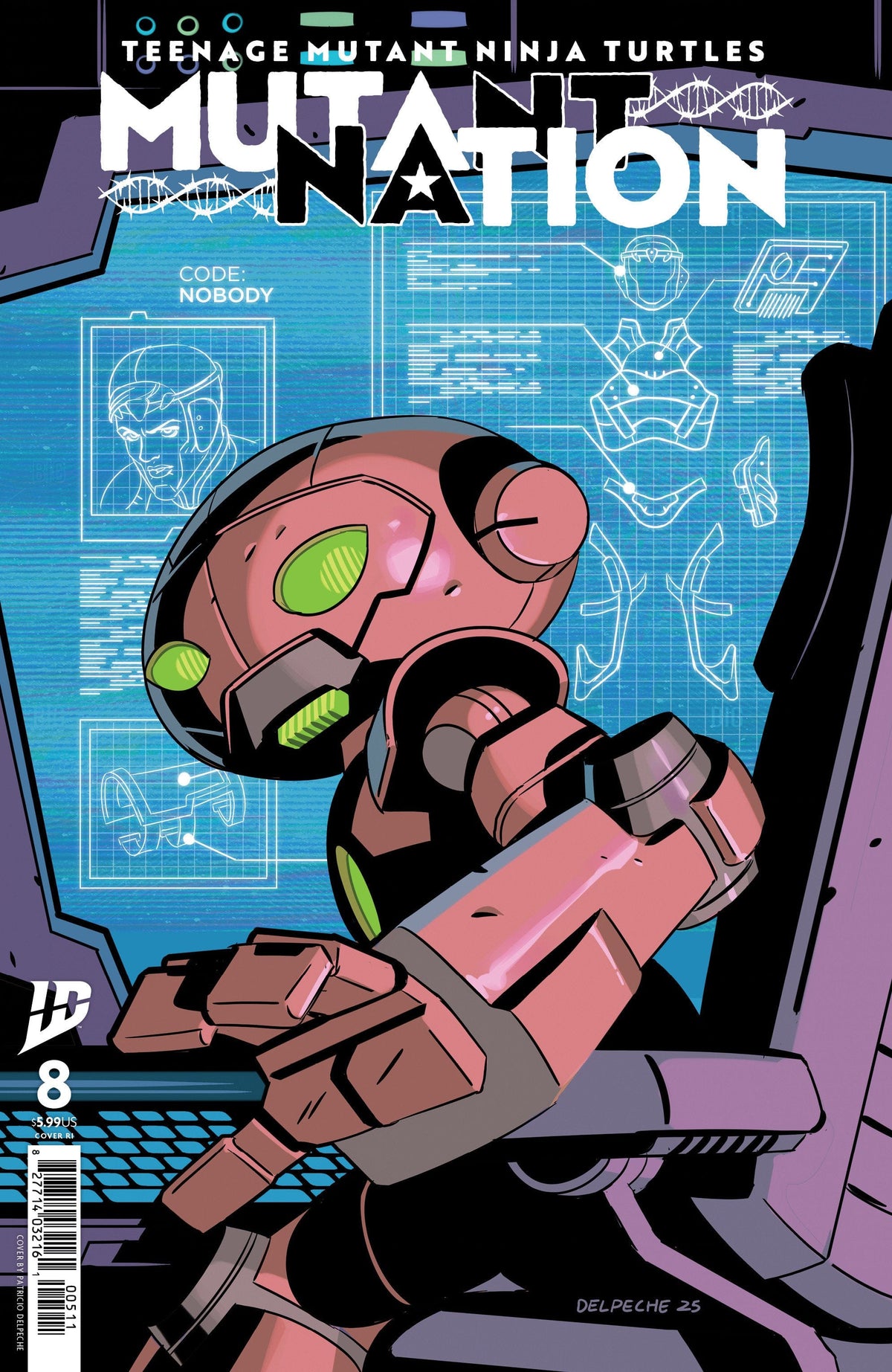 IDW Publishing Comic Books > Incentives Teenage Mutant Ninja Turtles: Mutant Nation #8 1:10 INCV Variant (Delpeche) 82771403339700831 PRH-82771403339700831