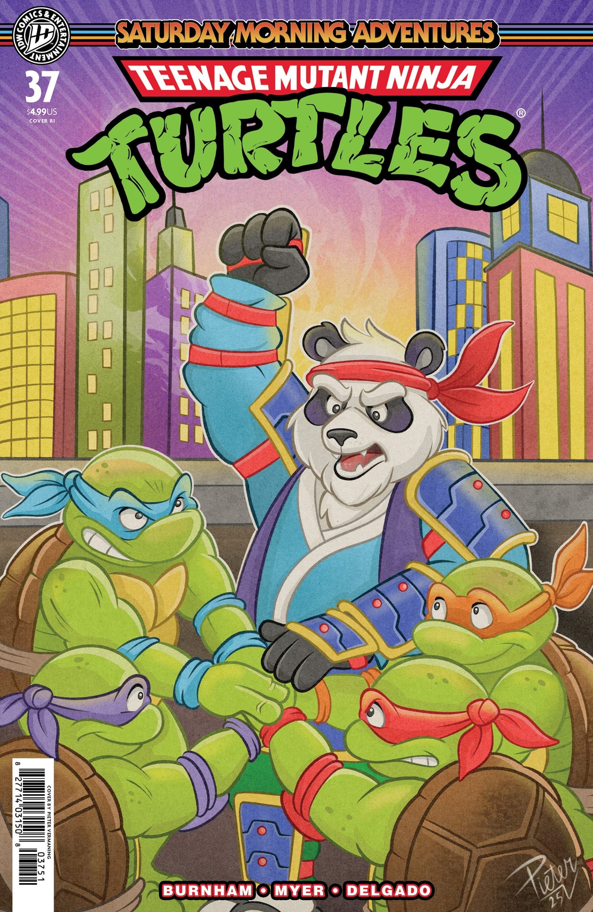 IDW Publishing Comic Books > Incentives Teenage Mutant Ninja Turtles: Saturday Morning Adventures #37 1:10 INCV Variant RI (Vermaning) 82771403150803751 PRH-82771403150803751