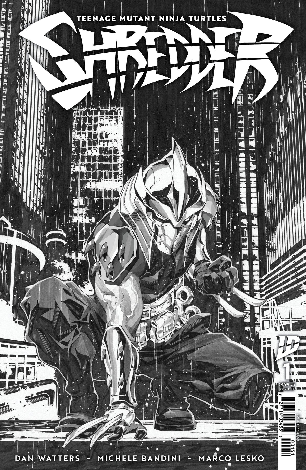 IDW Publishing Comic Books > Incentives Teenage Mutant Ninja Turtles: Shredder #1 1:25 INCV Variant RI (Ngu B&W) 82771403435600151 PRH-82771403435600151