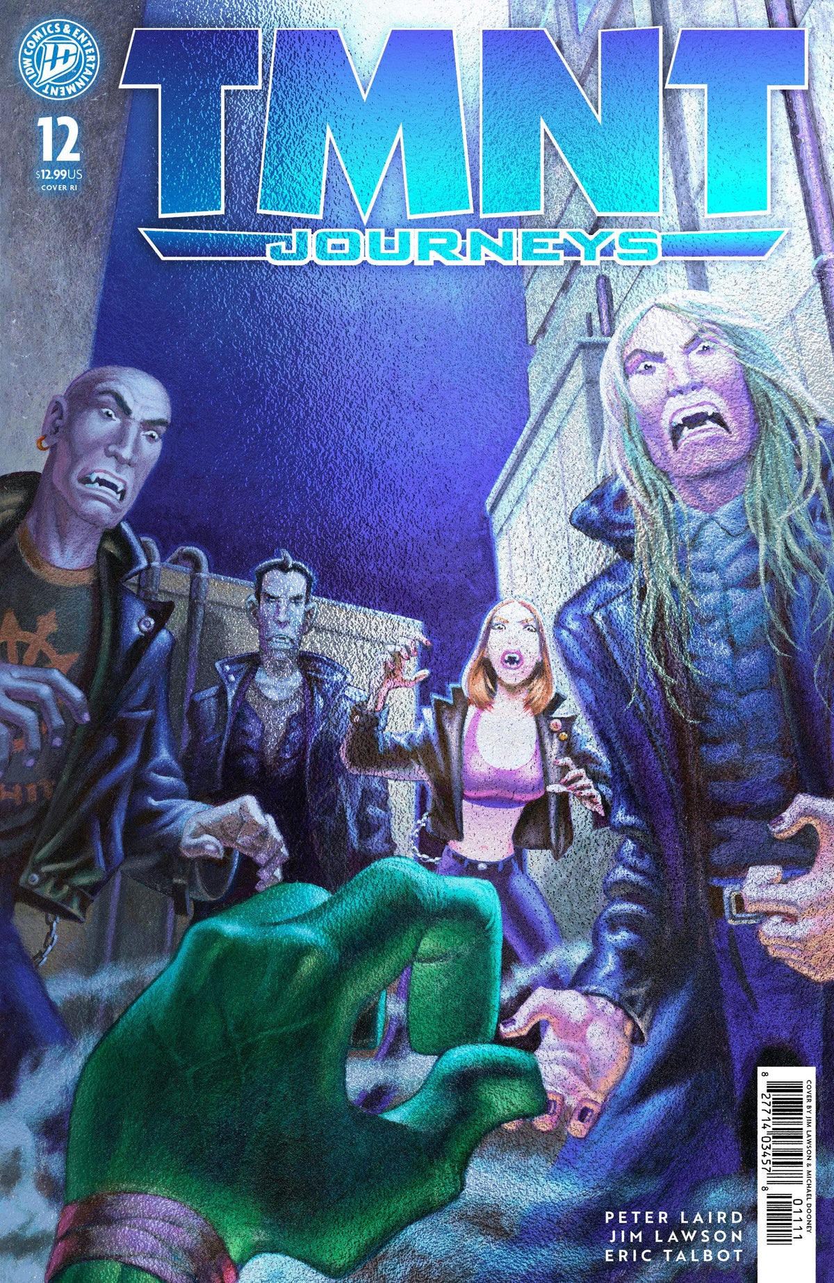 IDW Publishing Comic Books > Incentives TMNT: Journeys #12 1:10 INCV Varian RI Foil (Dooney & Lawson) 82771403457801231 PRH-82771403457801231