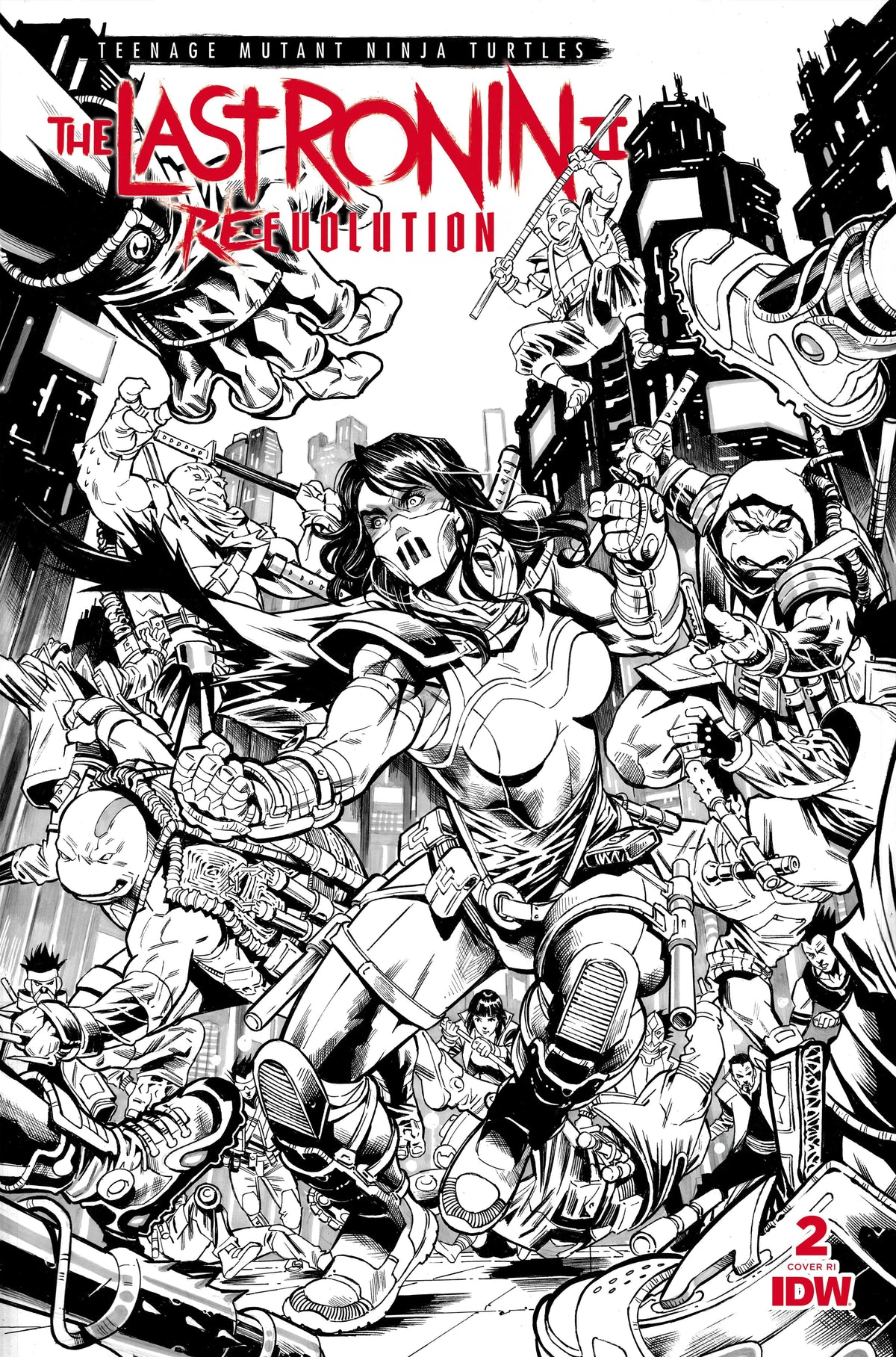 IDW Publishing Comic Books > Incentives TMNT THE LAST RONIN II RE EVOLUTION #2 CVR F 1:75 INCV ESCORZA 82771403180500261 FEB241074