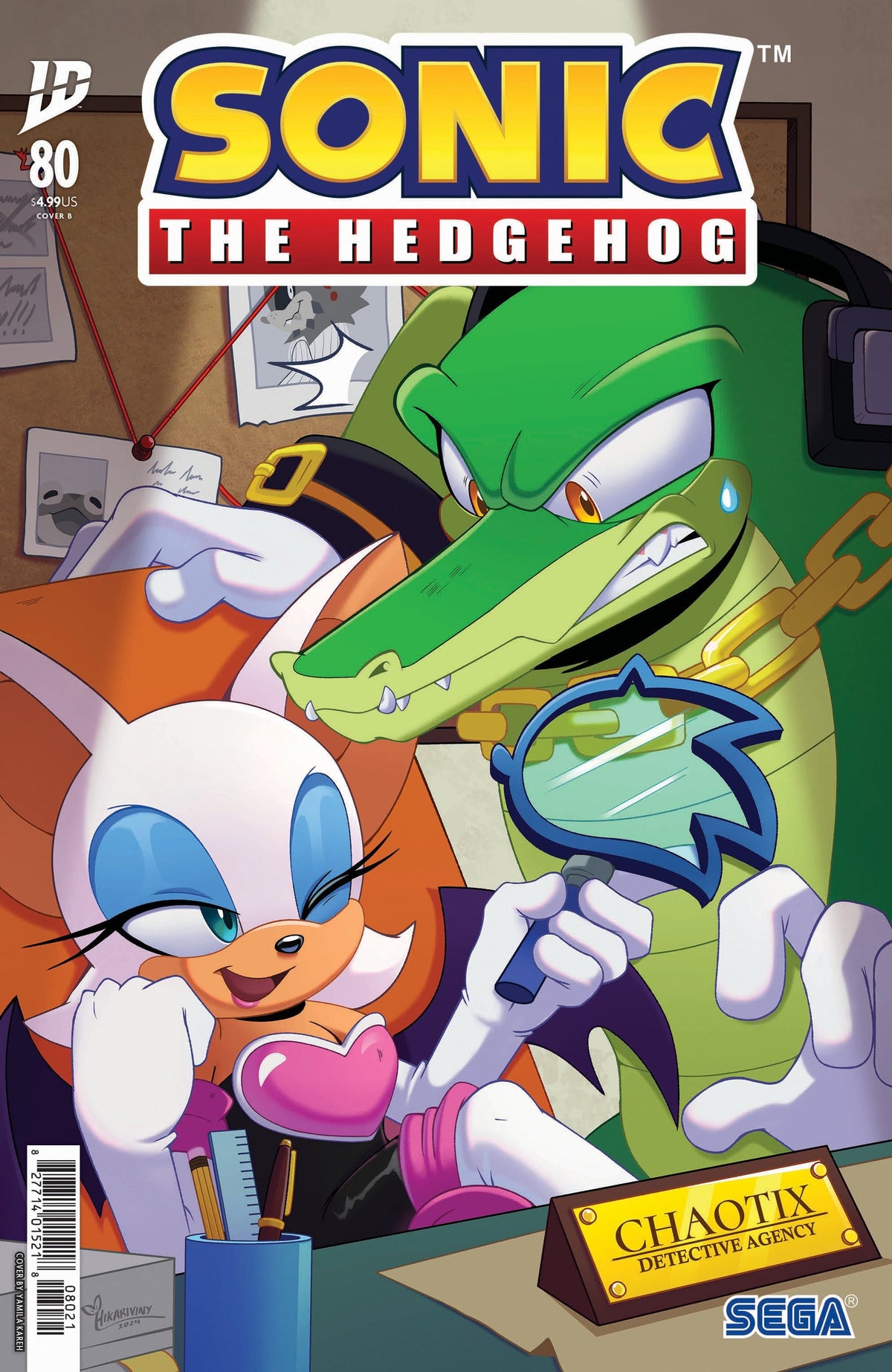 IDW Publishing Comic Books Sonic the Hedgehog #80 Variant B (Kareh) 82771401521808021 PRH-82771401521808021