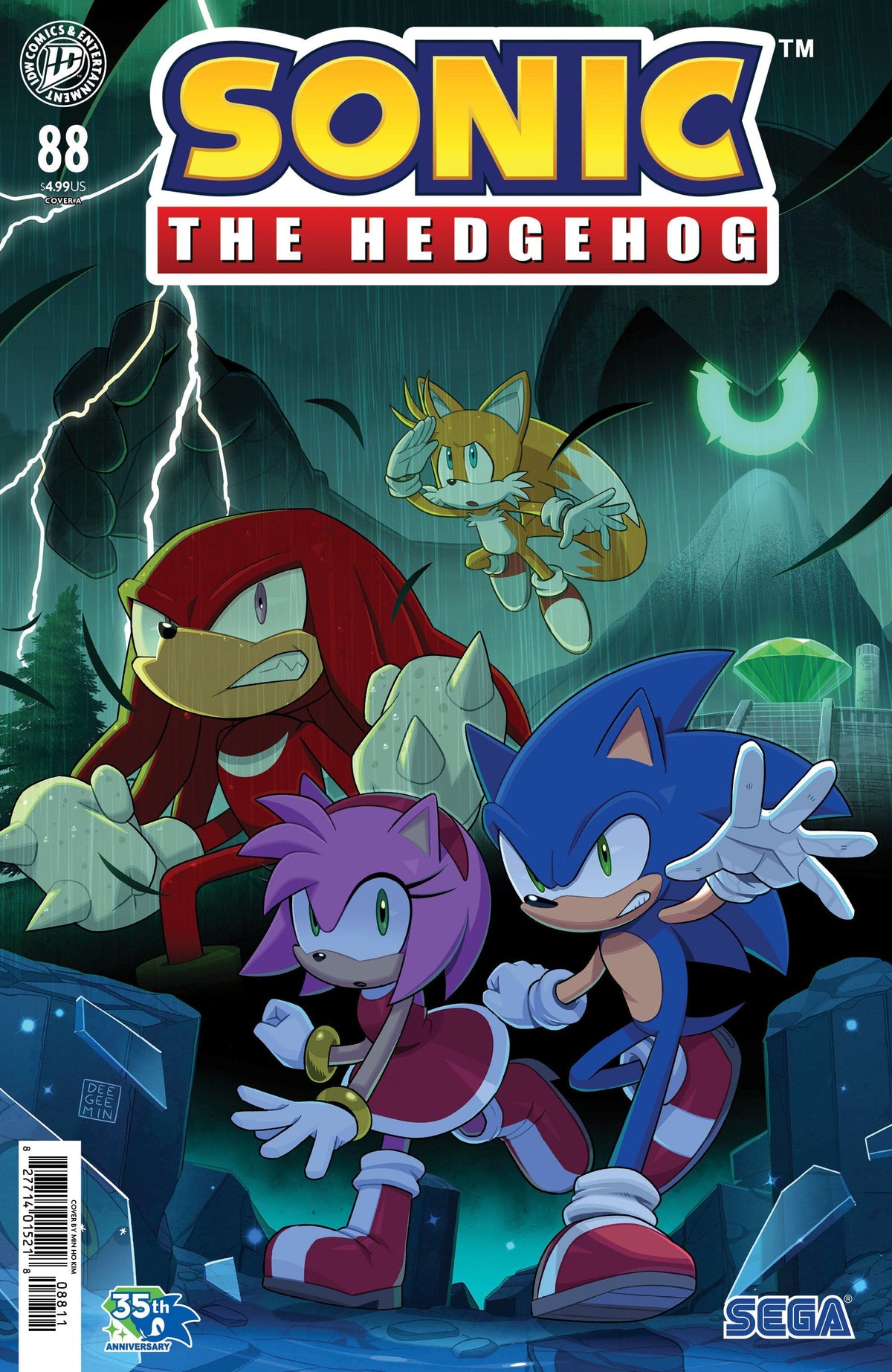 IDW Publishing Comic Books Sonic the Hedgehog #88 Cover A (Kim) 82771401521808811 PRH-82771401521808811