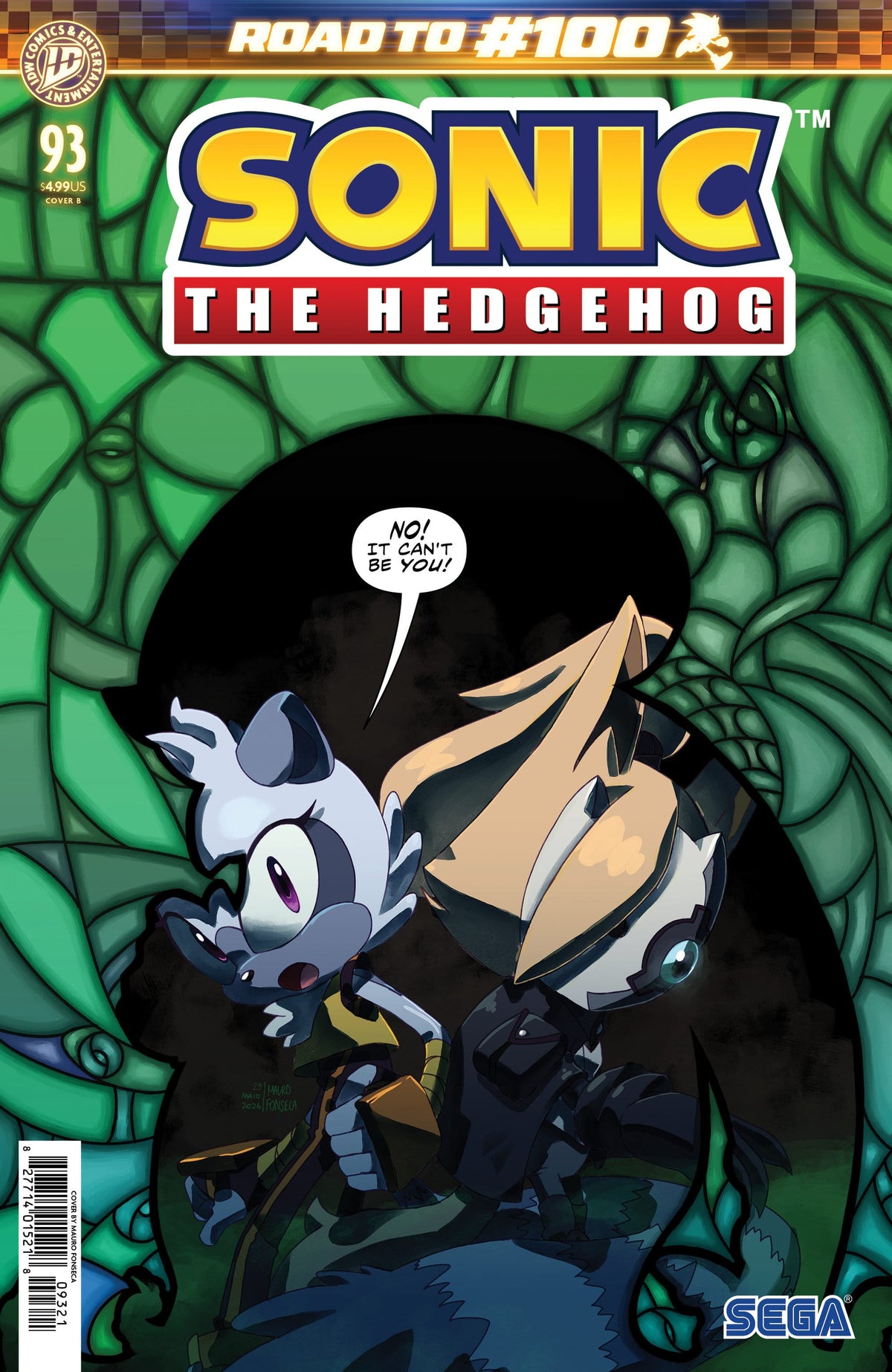 IDW Publishing Comic Books Sonic the Hedgehog #93 Variant B (Fonseca) (Release Date: 01/20/2027) 82771401521809321 PRH-82771401521809321