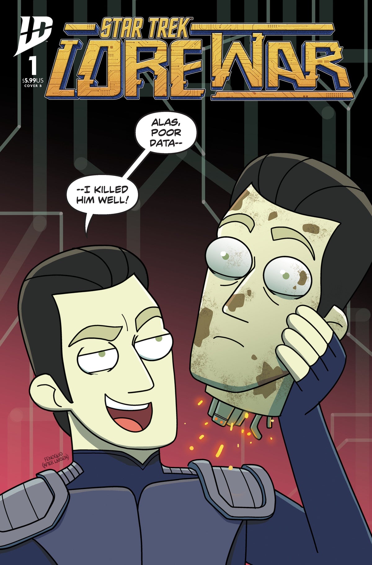 IDW Publishing Comic Books Star Trek: Lore War #1 Variant B (Fenoglio) 82771403406600121 PRH-82771403406600121