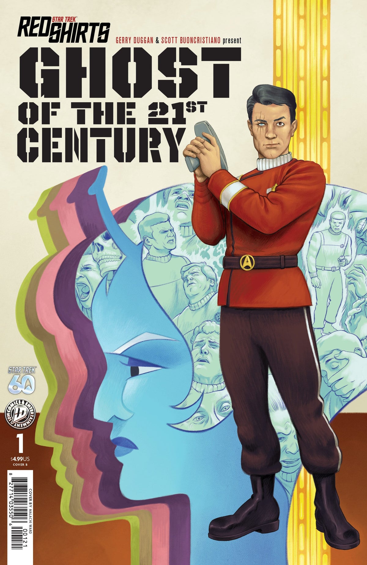 IDW Publishing Comic Books Star Trek: Red Shirts--Ghost of the 21st Century #1 Variant B (Ward) 82771403550600121 PRH-82771403550600121