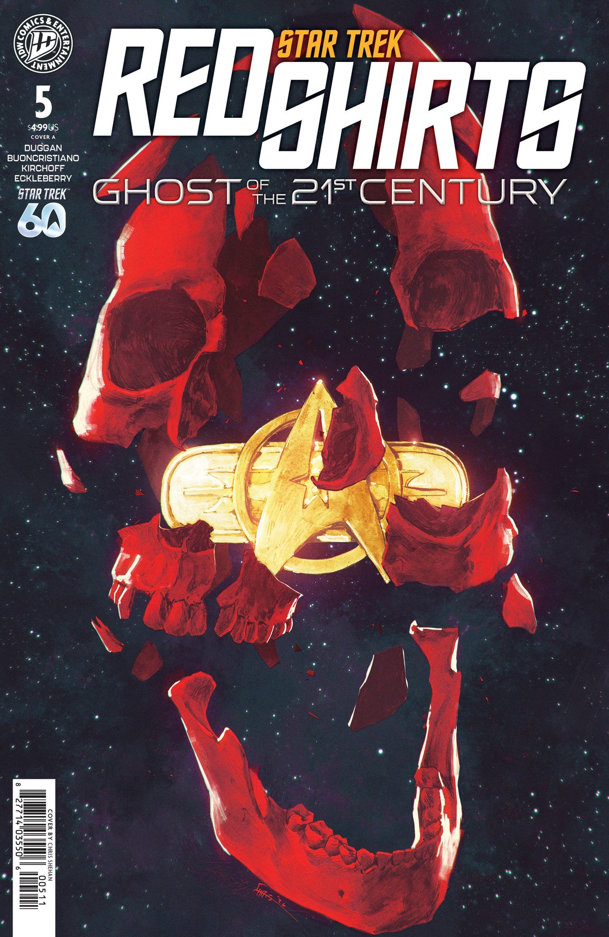 IDW Publishing Comic Books Star Trek: Red Shirts--Ghost of the 21st Century #5 Cover A (Shehan) (Release Date: 12/09/2026) 82771403550600511 PRH-82771403550600511