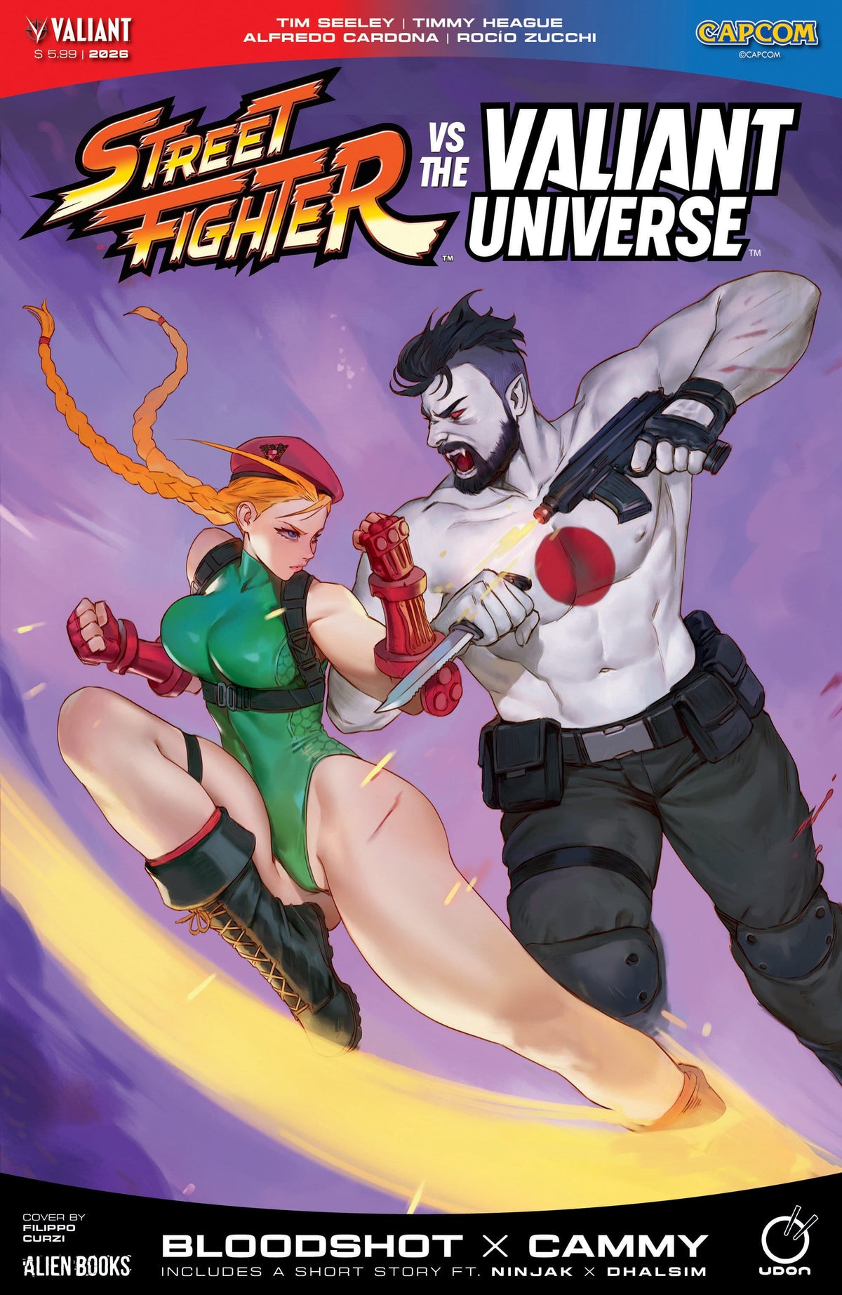 IDW Publishing Comic Books Street Fighter Vs. The Valiant Universe Special Cover A (Curzi) 73238818694500111 PRH-73238818694500111