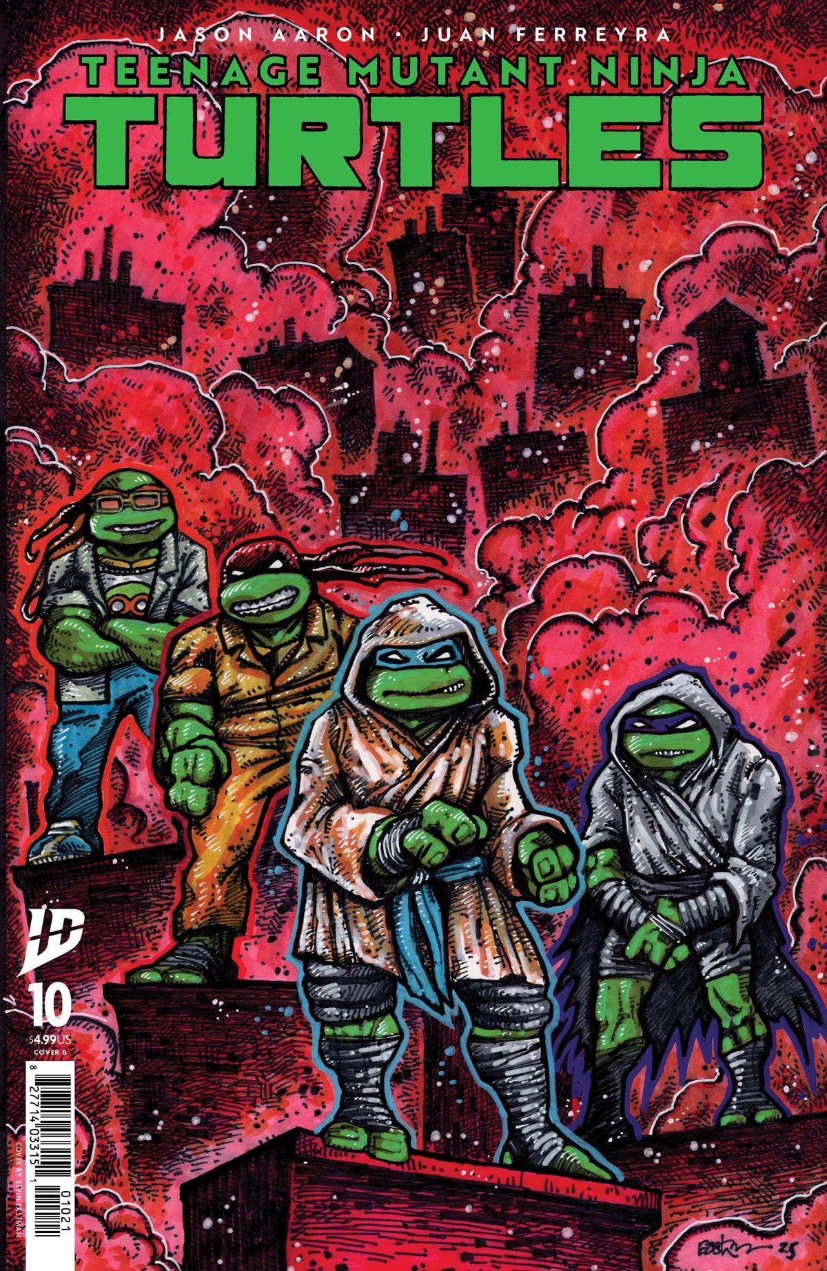 IDW Publishing Comic Books Teenage Mutant Ninja Turtles #10 Variant B (Eastman) 82771403315101021 PRH-82771403315101021