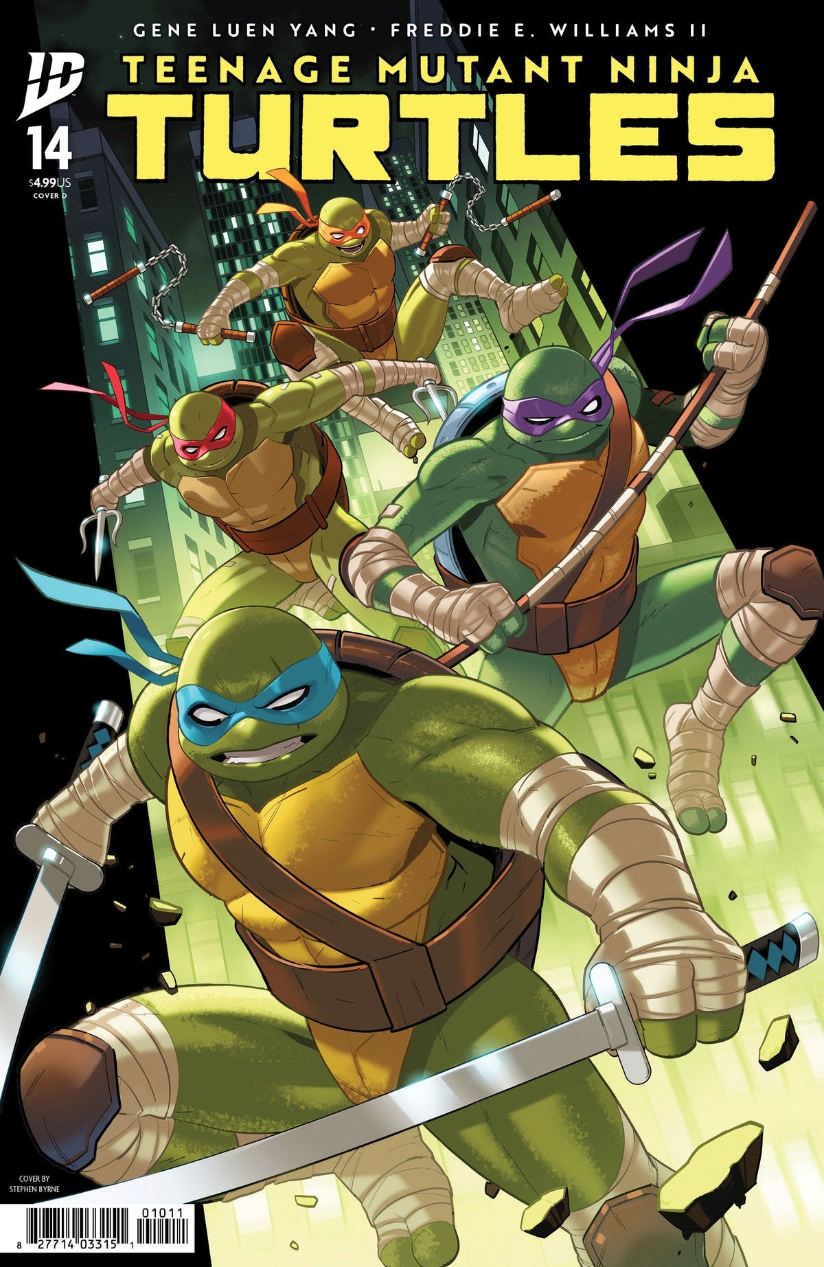 IDW Publishing Comic Books Teenage Mutant Ninja Turtles #14 Variant D (Byrne) 82771403315101441 PRH-82771403315101441