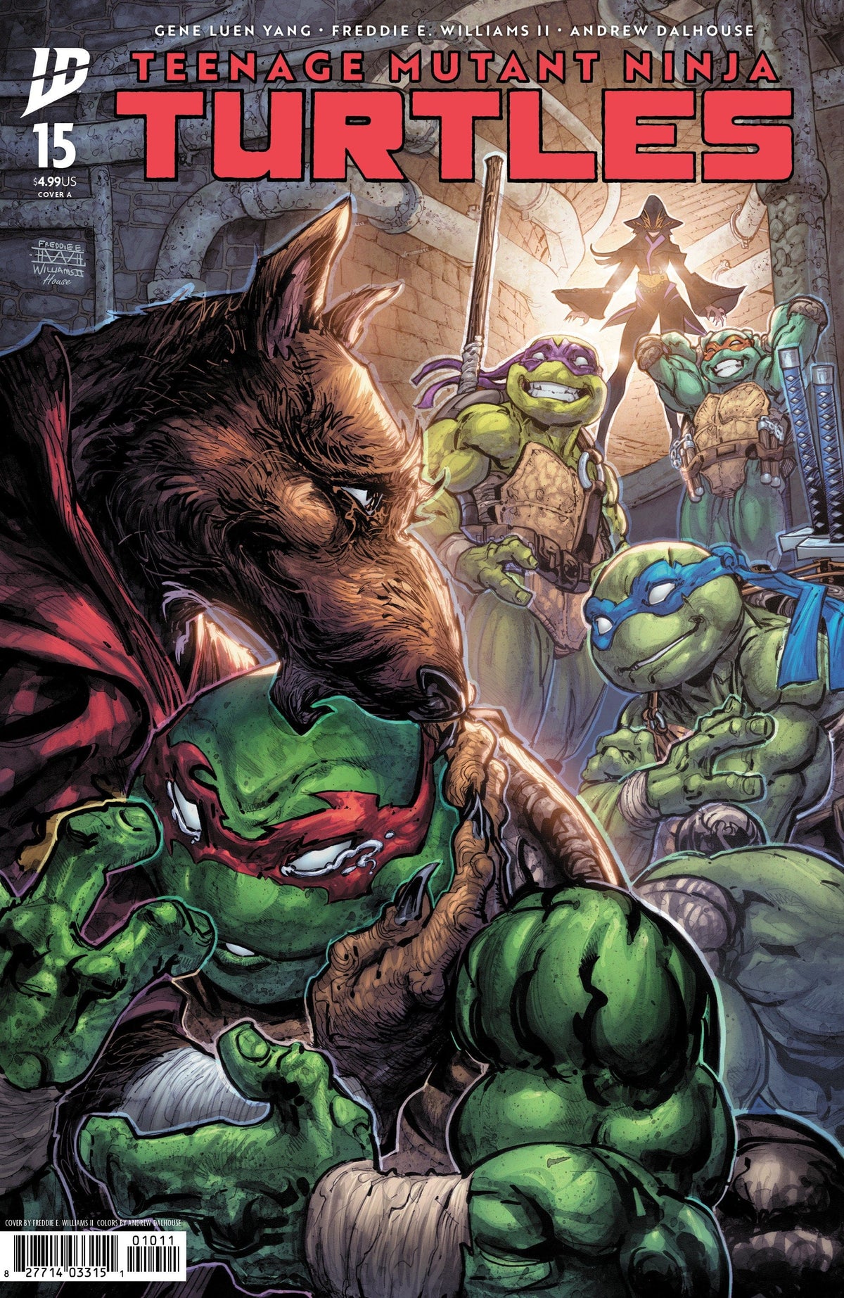 IDW Publishing Comic Books Teenage Mutant Ninja Turtles #15 Cover A (Williams II) 82771403315101511 PRH-82771403315101511