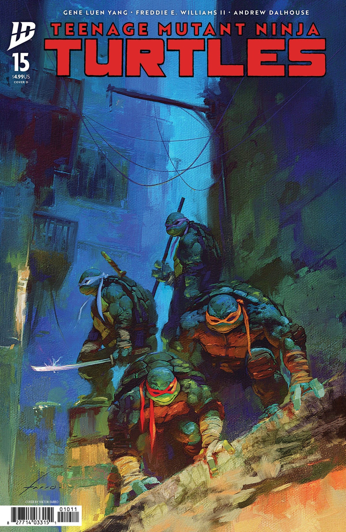 IDW Publishing Comic Books Teenage Mutant Ninja Turtles #15 Variant D (Farro) 82771403315101541 PRH-82771403315101541