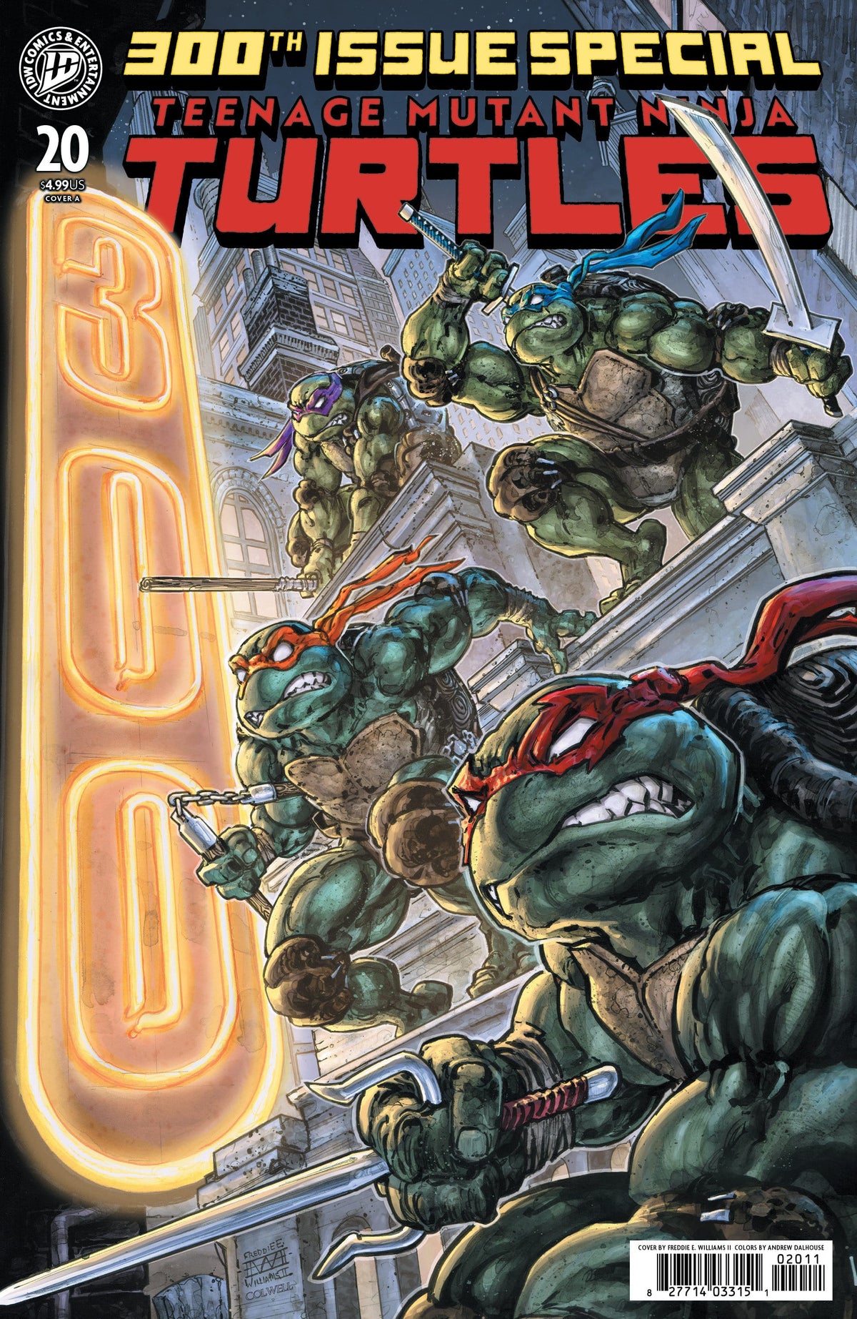 IDW Publishing Comic Books Teenage Mutant Ninja Turtles #20: 300th Issue Special Cover A (Williams II) 82771403315102011 PRH-82771403315102011
