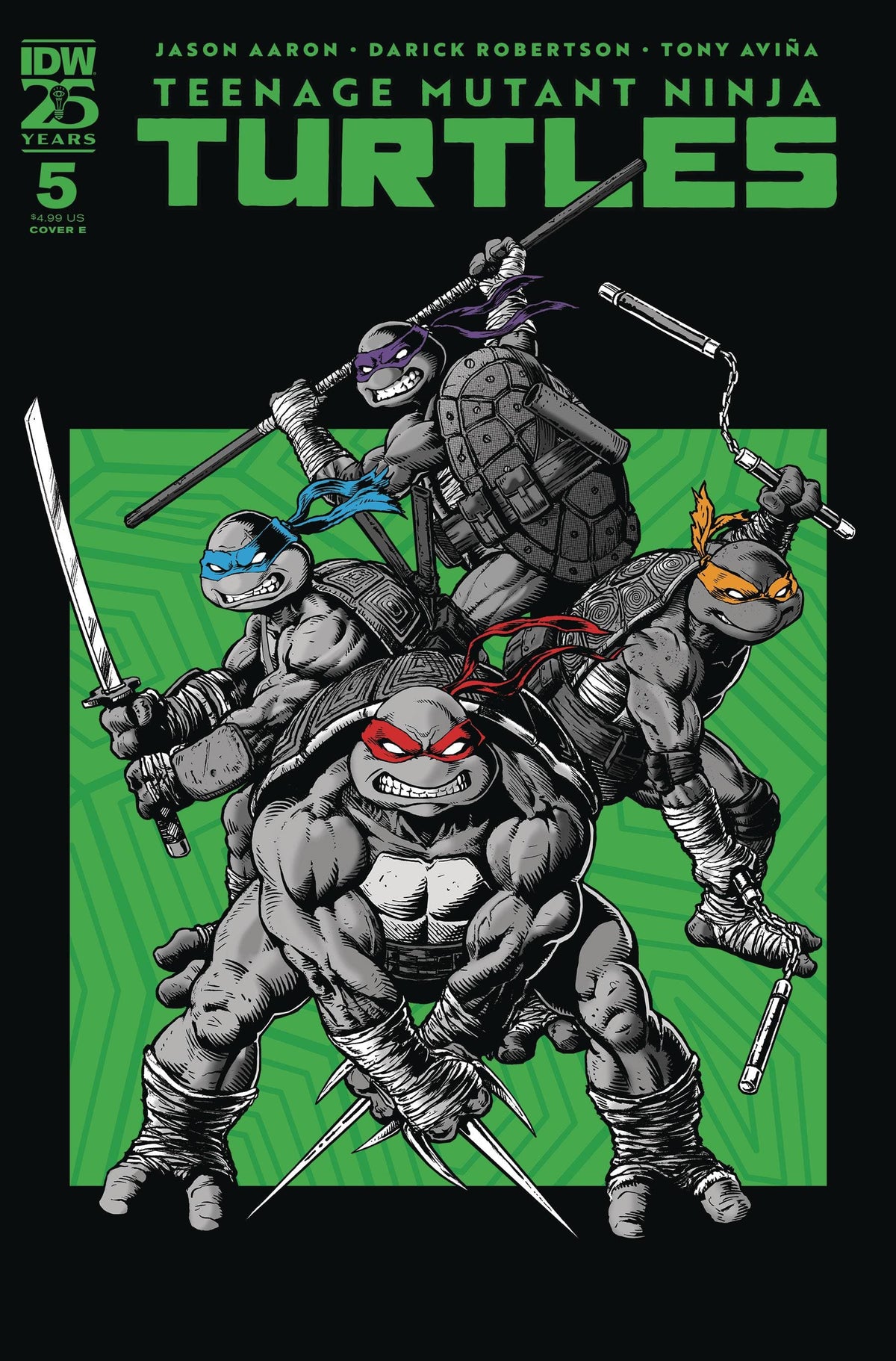 IDW Publishing Comic Books Teenage Mutant Ninja Turtles (2024) #5 Variant E (Robertson) 82771403315100551 PRH-82771403315100551