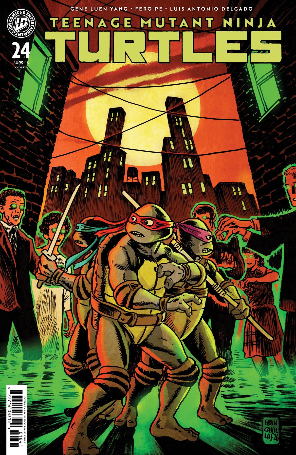 IDW Publishing Comic Books Teenage Mutant Ninja Turtles #24 Variant D (Francavilla) (Release Date: 11/11/2026) 82771403315102441 PRH-82771403315102441