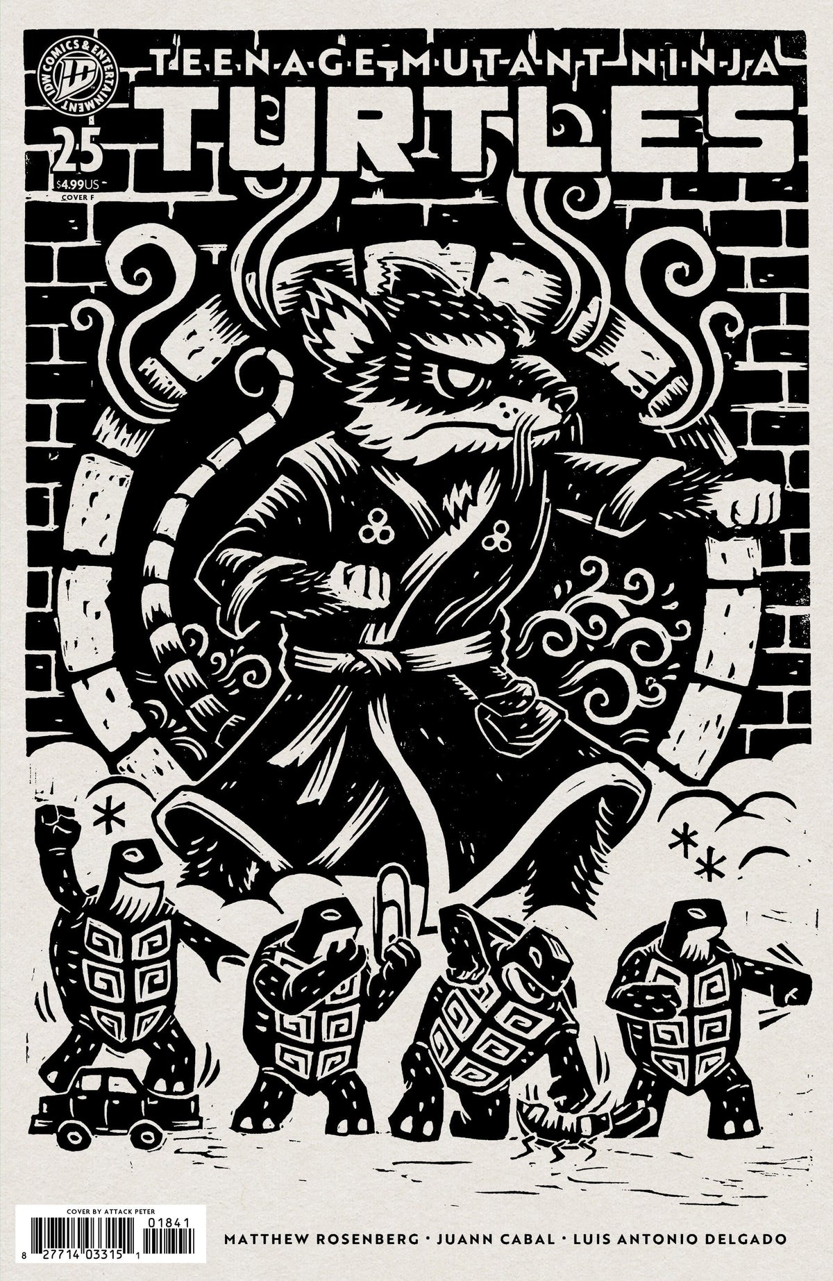 IDW Publishing Comic Books Teenage Mutant Ninja Turtles #25 Variant F (Attack Peter) (Release Date: 01/13/2027) 82771403626800211 PRH-82771403626800211