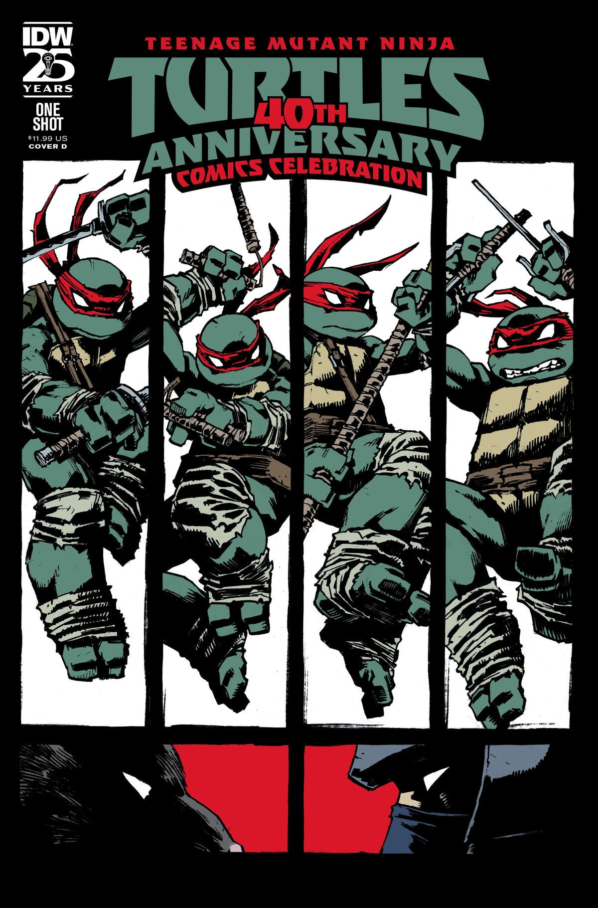 IDW Publishing Comic Books Teenage Mutant Ninja Turtles: 40th Anniversary Comics Celebration Variant D (Campbell) 82771403314400411 PRH-82771403314400411