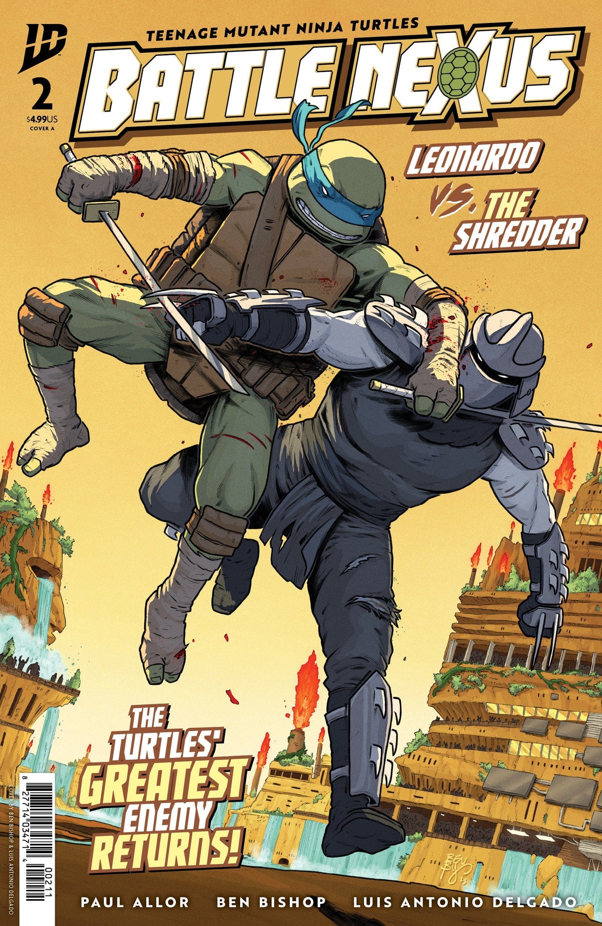 IDW Publishing Comic Books Teenage Mutant Ninja Turtles: Battle Nexus #2 Cover A (Bishop) 82771403471400211 PRH-82771403471400211