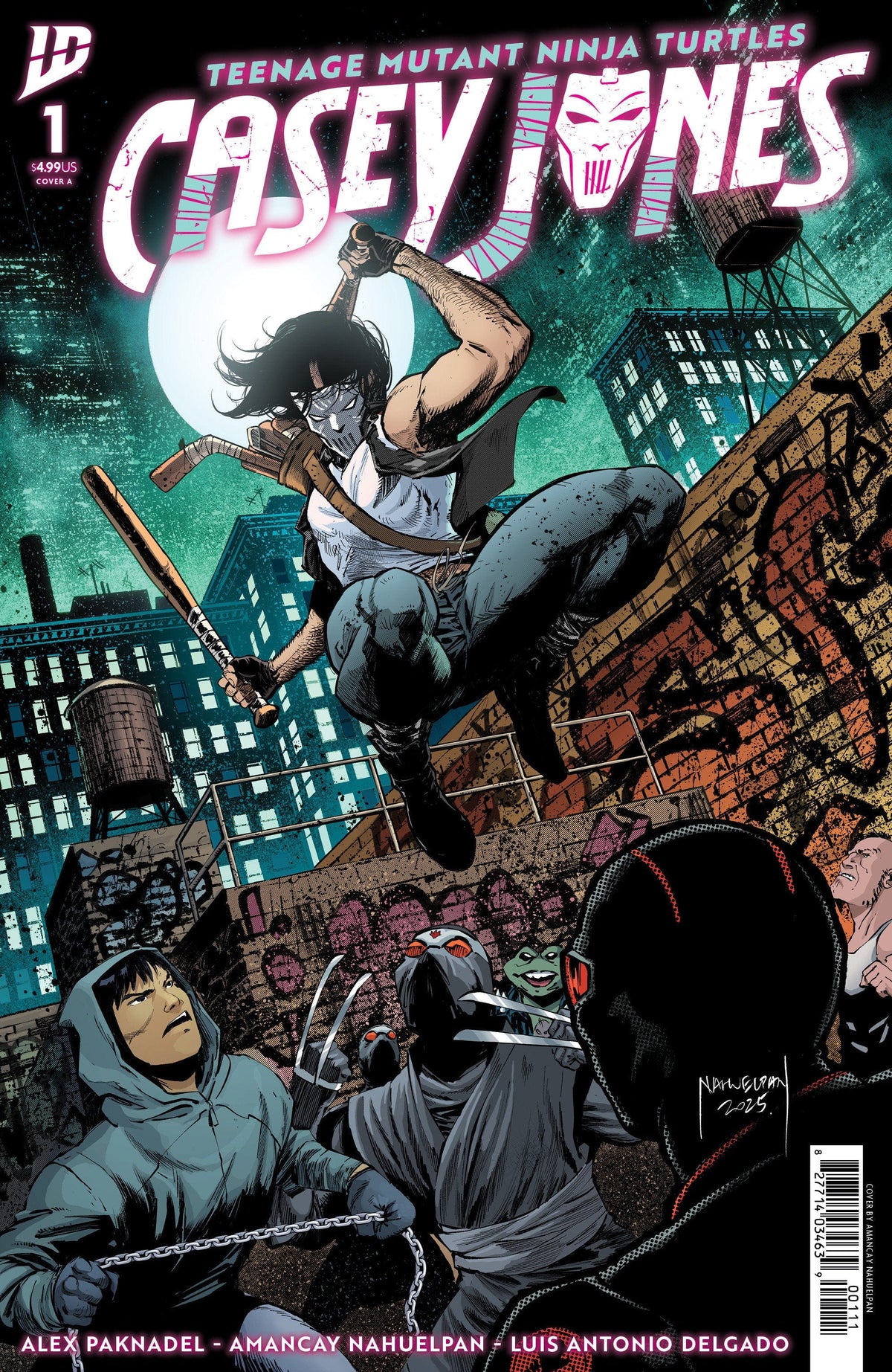 IDW Publishing Comic Books Teenage Mutant Ninja Turtles: Casey Jones #1 Cover A (Nahuelpan) 82771403463900111 PRH-82771403463900111