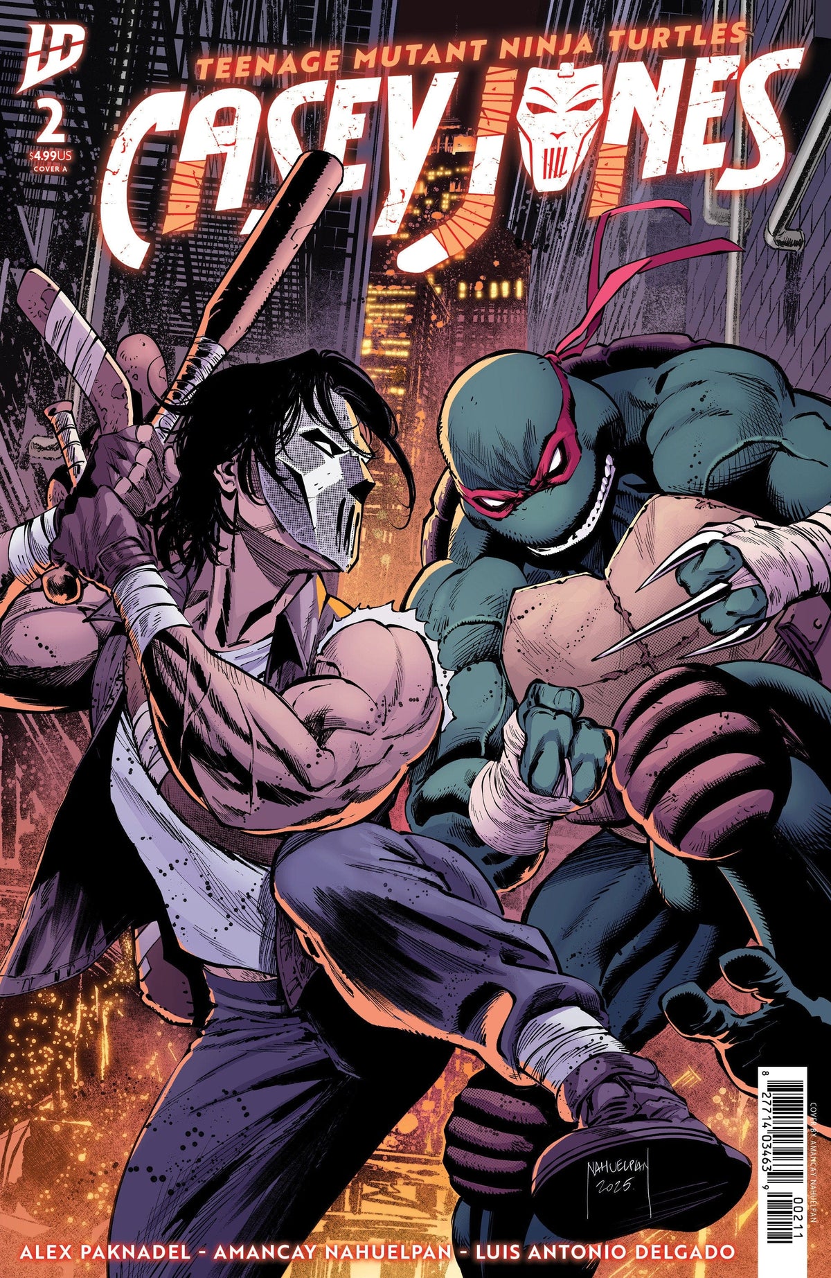 IDW Publishing Comic Books Teenage Mutant Ninja Turtles: Casey Jones #2 Cover A (Nahuelpan) 82771403463900211 PRH-82771403463900211