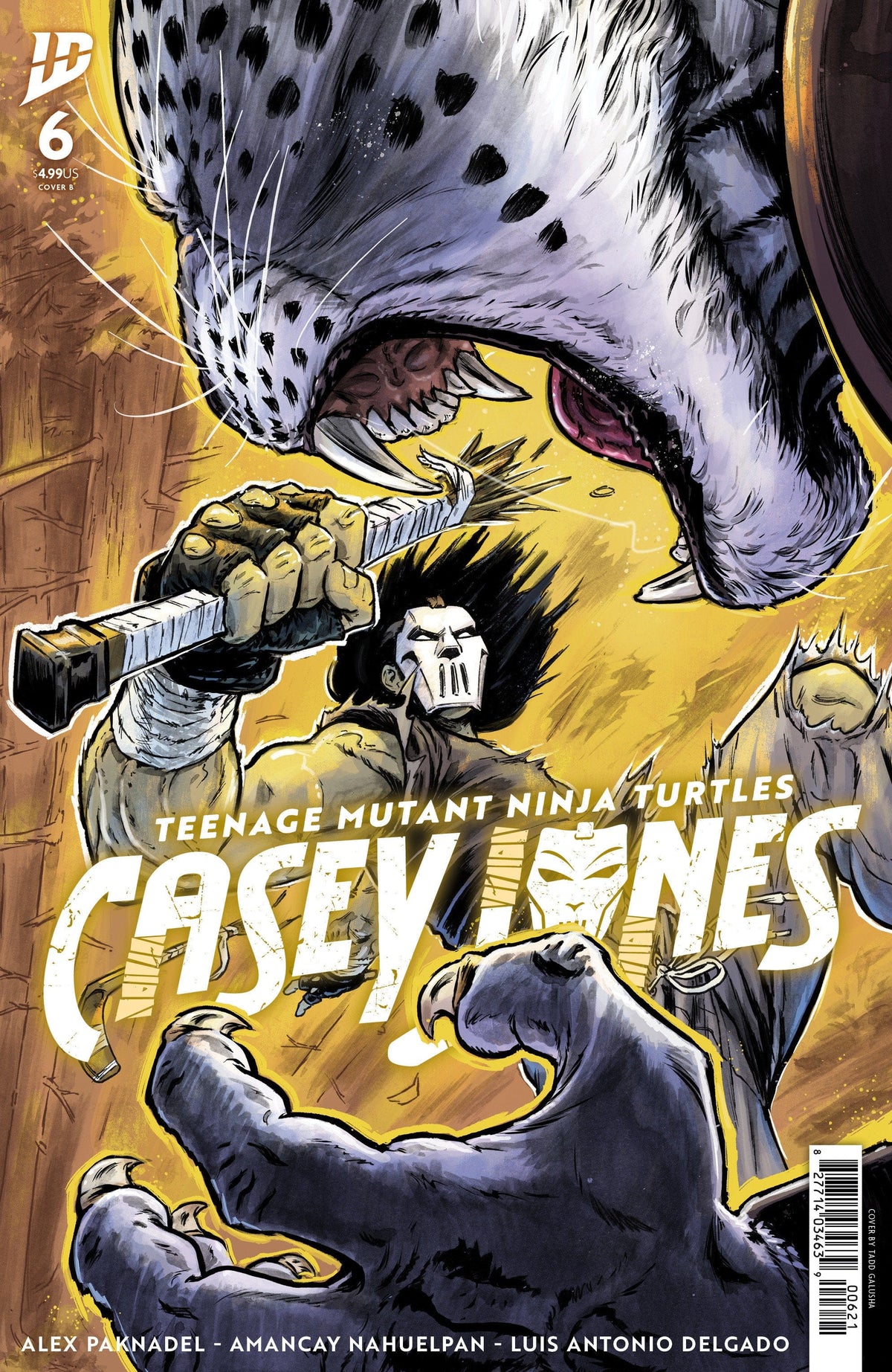 IDW Publishing Comic Books Teenage Mutant Ninja Turtles: Casey Jones #6 Variant B (Galusha) 82771403463900621 PRH-82771403463900621