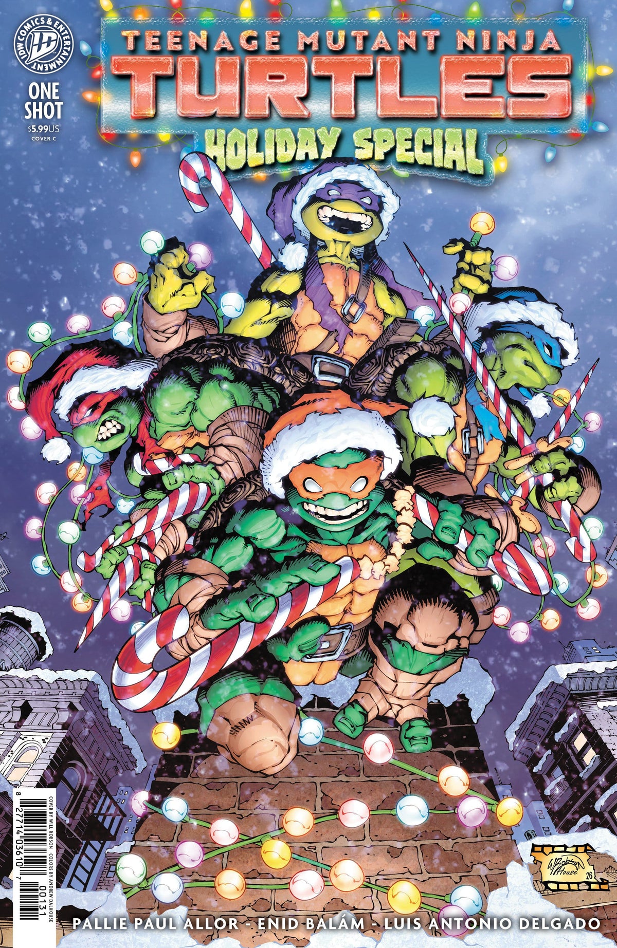 IDW Publishing Comic Books Teenage Mutant Ninja Turtles: Holiday Special Variant C (Robson) (Release Date: 12/09/2026) 82771403610700131 PRH-82771403610700131