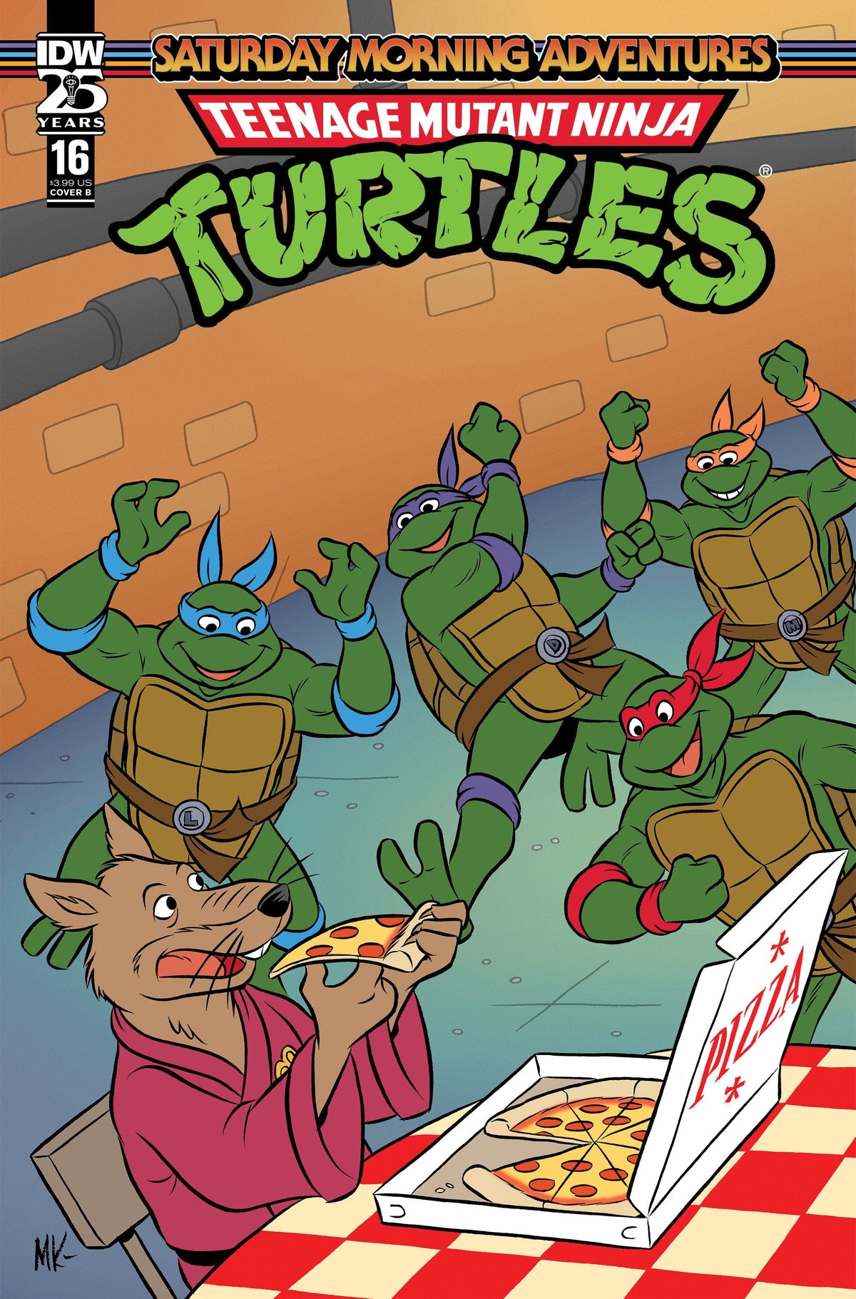 IDW Publishing Comic Books Teenage Mutant Ninja Turtles: Saturday Morning Adventures #16 Variant B (Kazaleh) 82771403150801621 PRH-82771403150801621