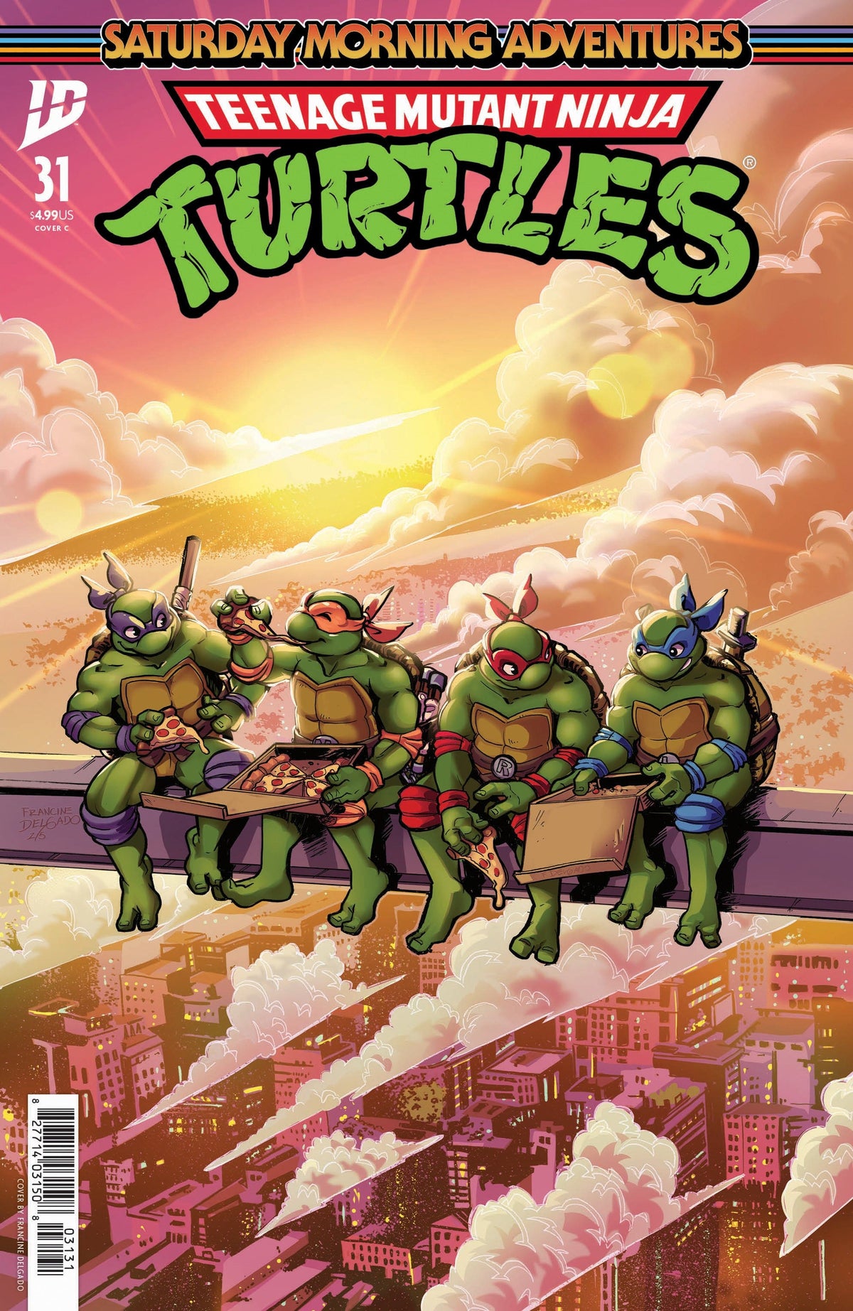 IDW Publishing Comic Books Teenage Mutant Ninja Turtles: Saturday Morning Adventures #31 Variant C (Delgado) 82771403150803131 PRH-82771403150803131