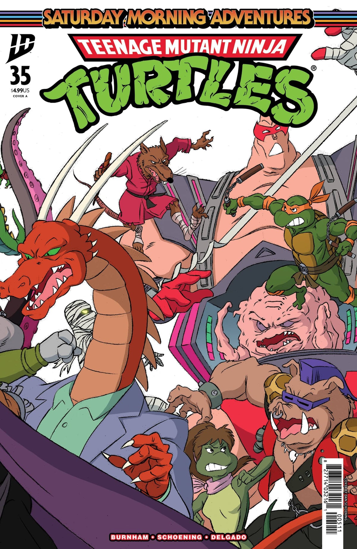 IDW Publishing Comic Books Teenage Mutant Ninja Turtles: Saturday Morning Adventures #35 Cover A (Schoening Connecting Cover Set) 82771403150803511 PRH-82771403150803511