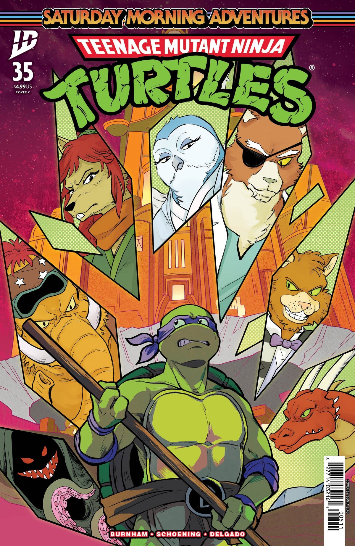 IDW Publishing Comic Books Teenage Mutant Ninja Turtles: Saturday Morning Adventures #35 Variant C (Liao) 82771403150803531 PRH-82771403150803531