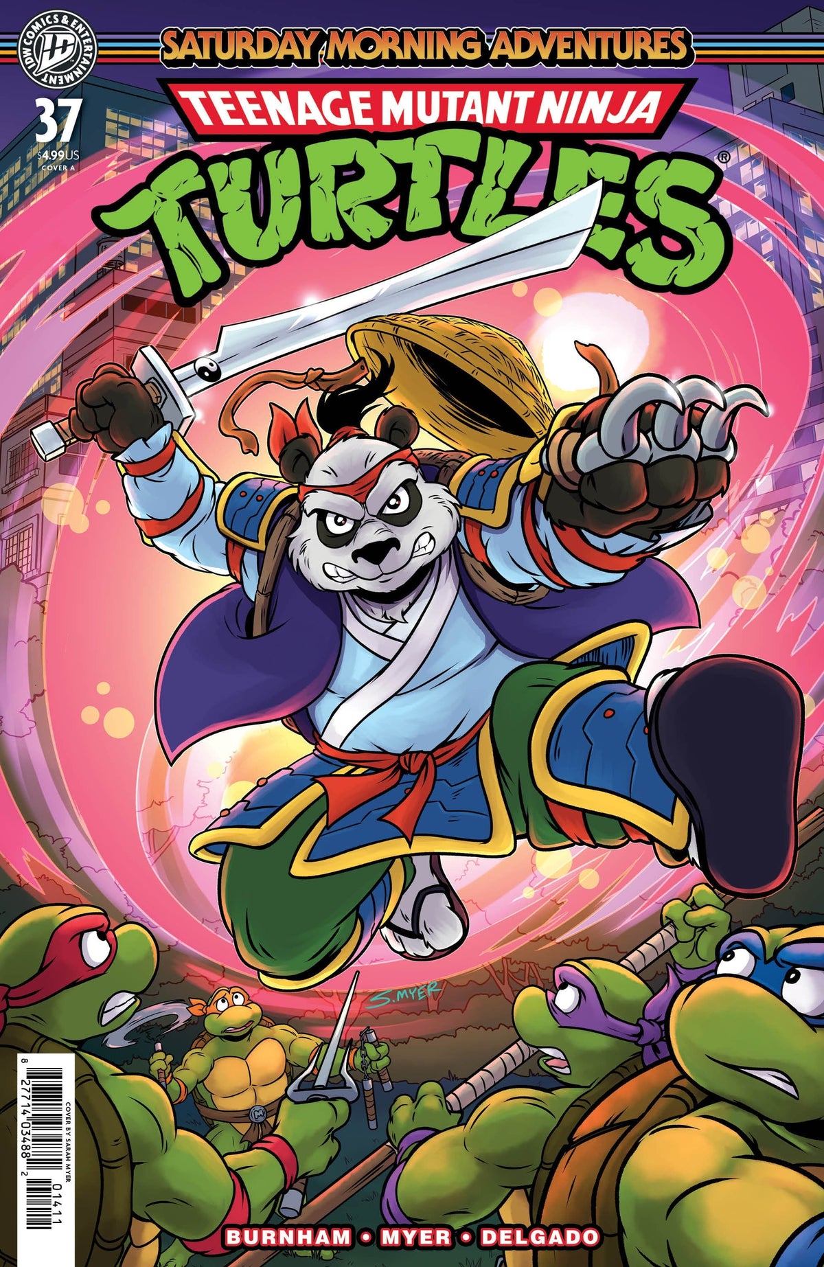 IDW Publishing Comic Books Teenage Mutant Ninja Turtles: Saturday Morning Adventures #37 Cover A (Myer) 82771403150803711 PRH-82771403150803711