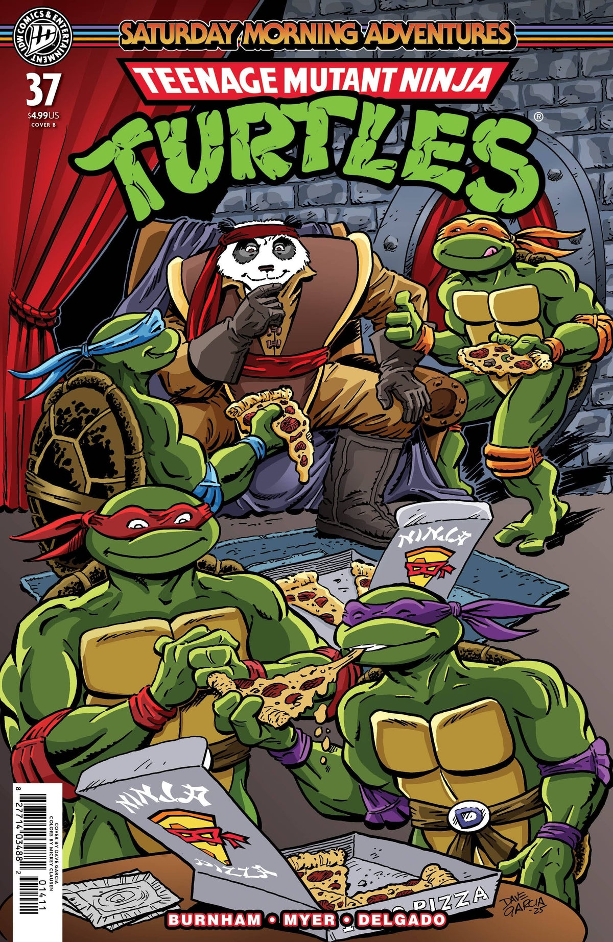 IDW Publishing Comic Books Teenage Mutant Ninja Turtles: Saturday Morning Adventures #37 Variant B (Dave Garcia) 82771403150803721 PRH-82771403150803721
