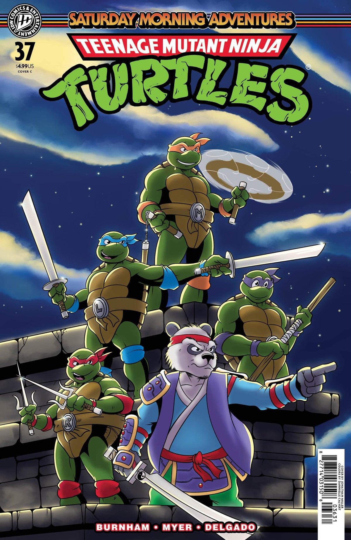 IDW Publishing Comic Books Teenage Mutant Ninja Turtles: Saturday Morning Adventures #37 Variant C (Miller) 82771403150803731 PRH-82771403150803731