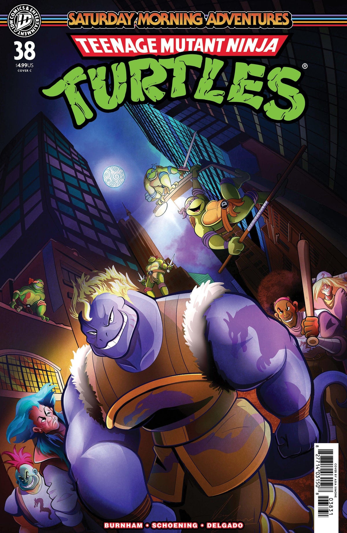 IDW Publishing Comic Books Teenage Mutant Ninja Turtles: Saturday Morning Adventures #38 Variant C (Simone) 82771403150803831 PRH-82771403150803831