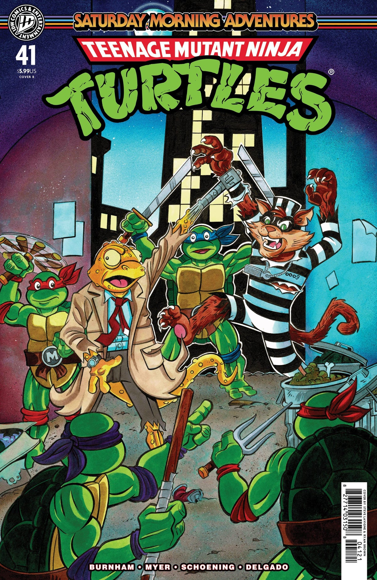 IDW Publishing Comic Books Teenage Mutant Ninja Turtles: Saturday Morning Adventures #41 Variant B (Lavigne) (Release Date: 09/23/2026) 82771403150804121 PRH-82771403150804121