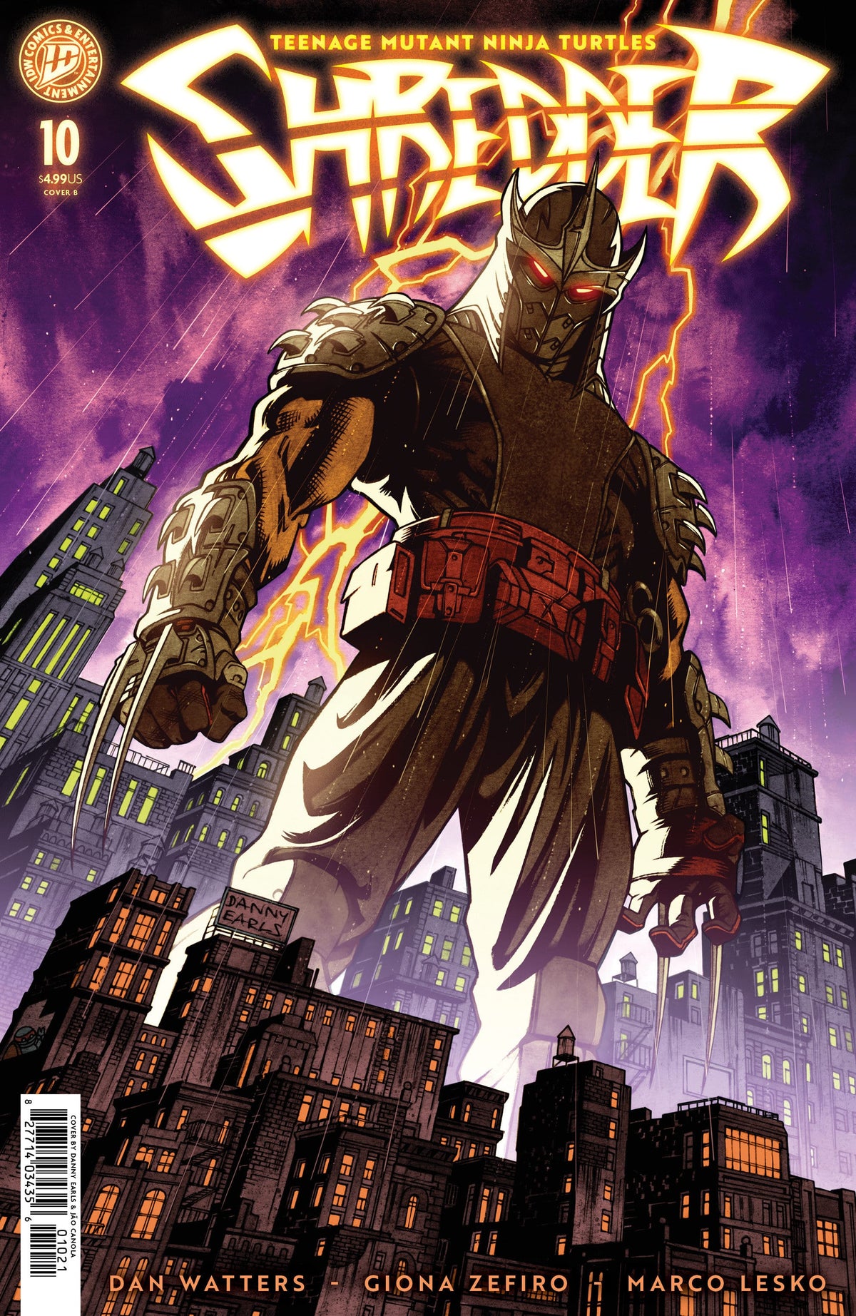 IDW Publishing Comic Books Teenage Mutant Ninja Turtles: Shredder #10 Variant B (Earls) 82771403435601021 PRH-82771403435601021