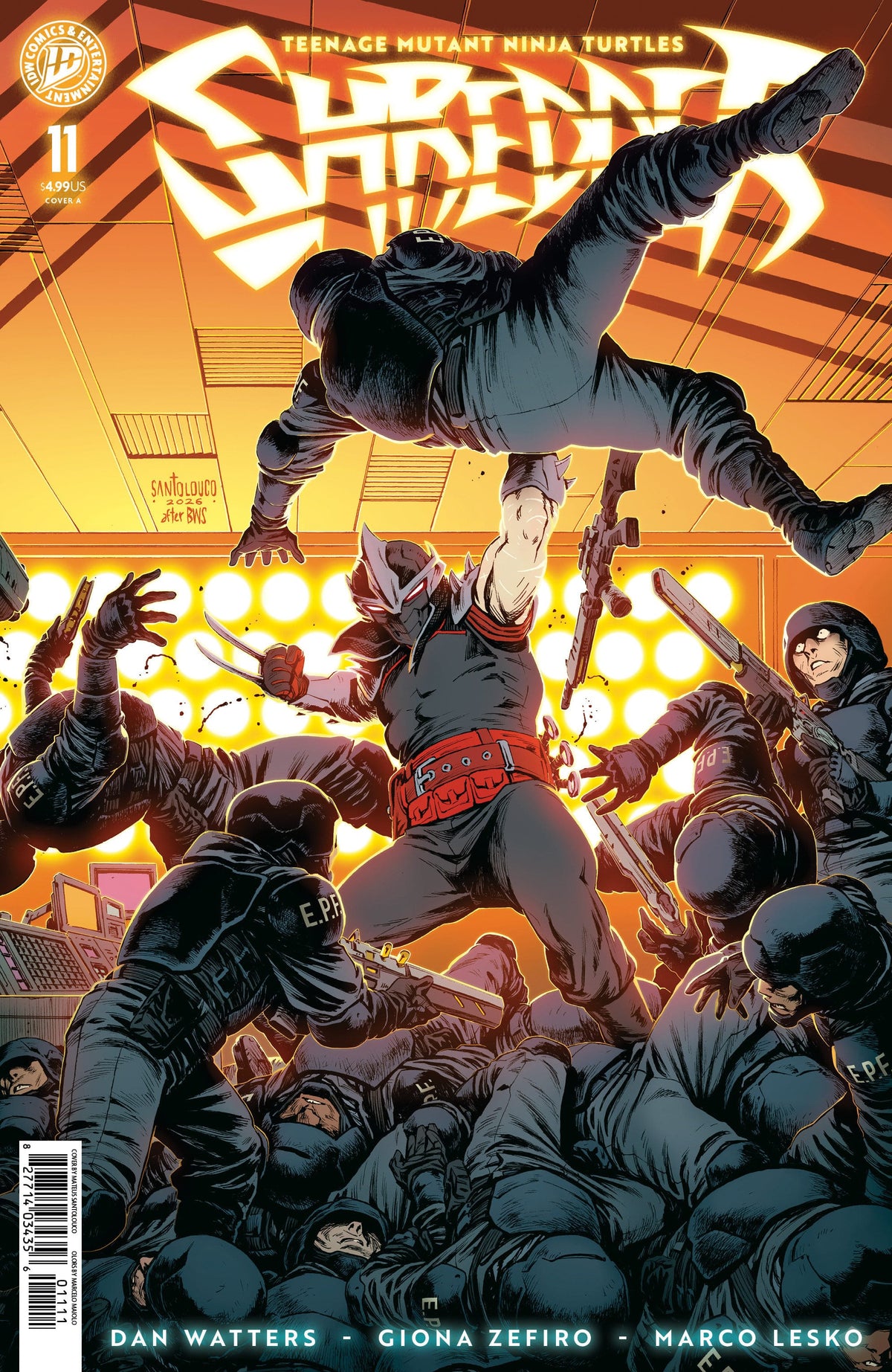 IDW Publishing Comic Books Teenage Mutant Ninja Turtles: Shredder #11 Cover A (Santolouco) (Release Date: 08/19/2026) 82771403435601111 PRH-82771403435601111